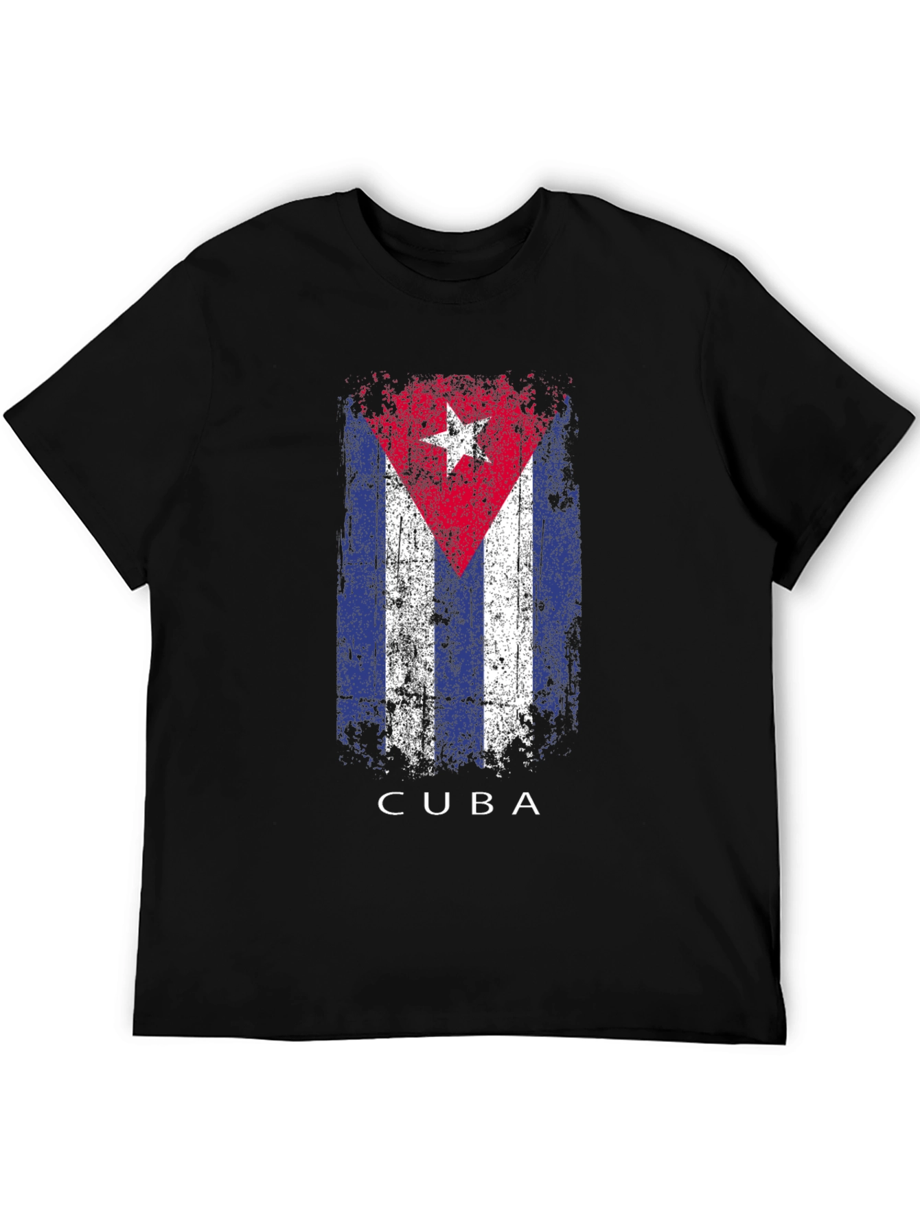 Cuba Flag T-Shirt - Distressed Graphic Tee
