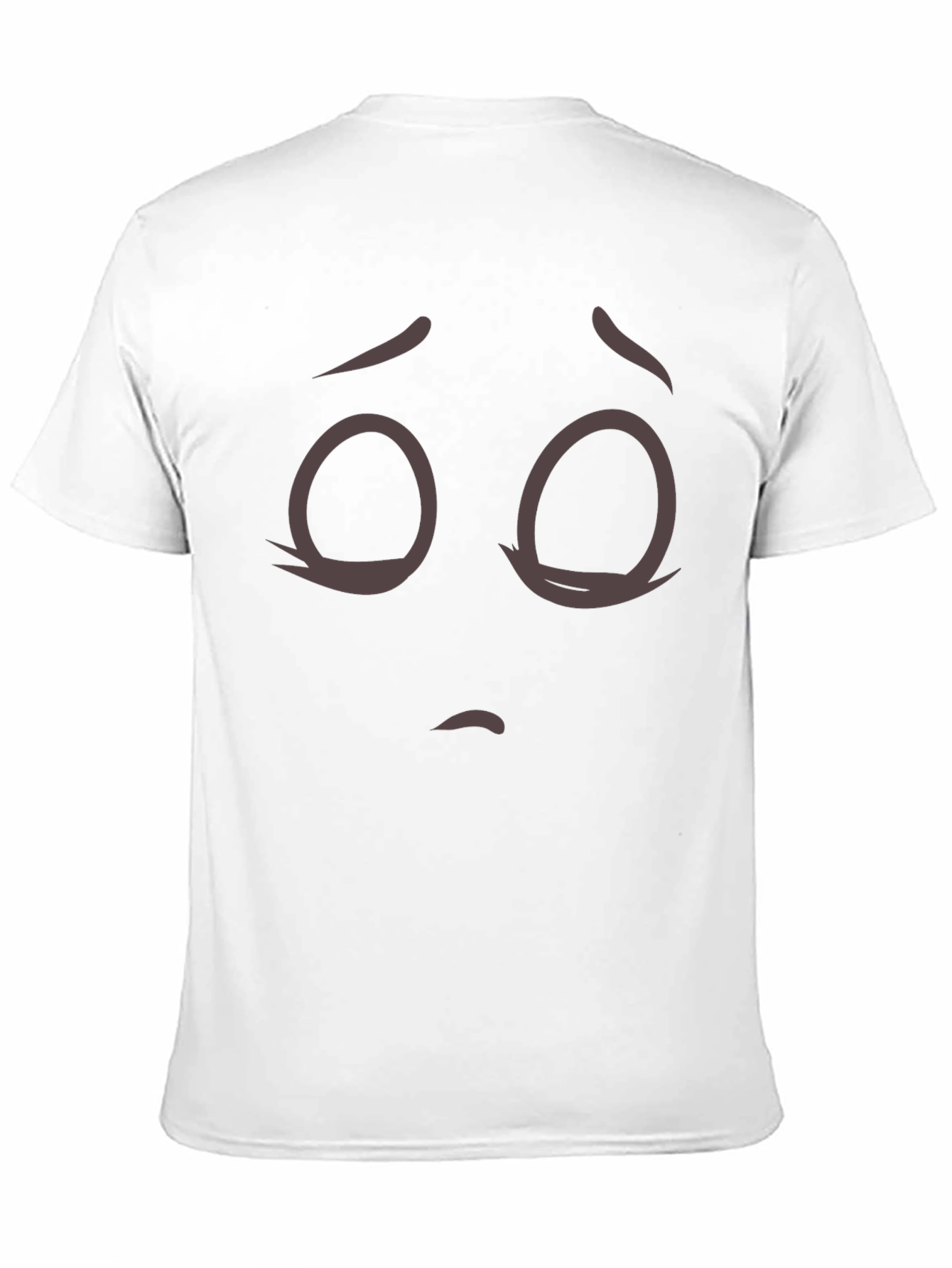 Sad Face Graphic T-Shirt