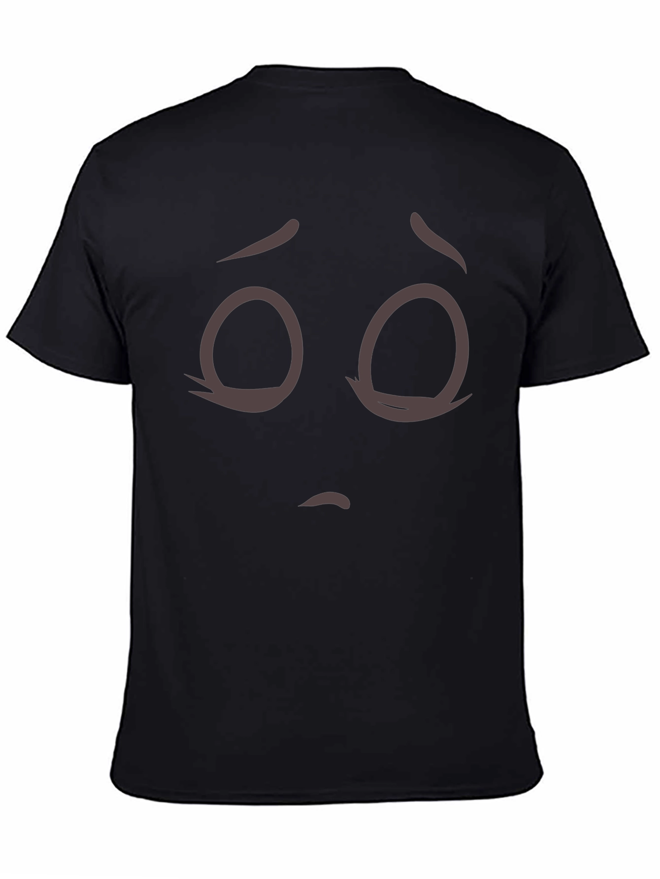 Sad Face Graphic T-Shirt