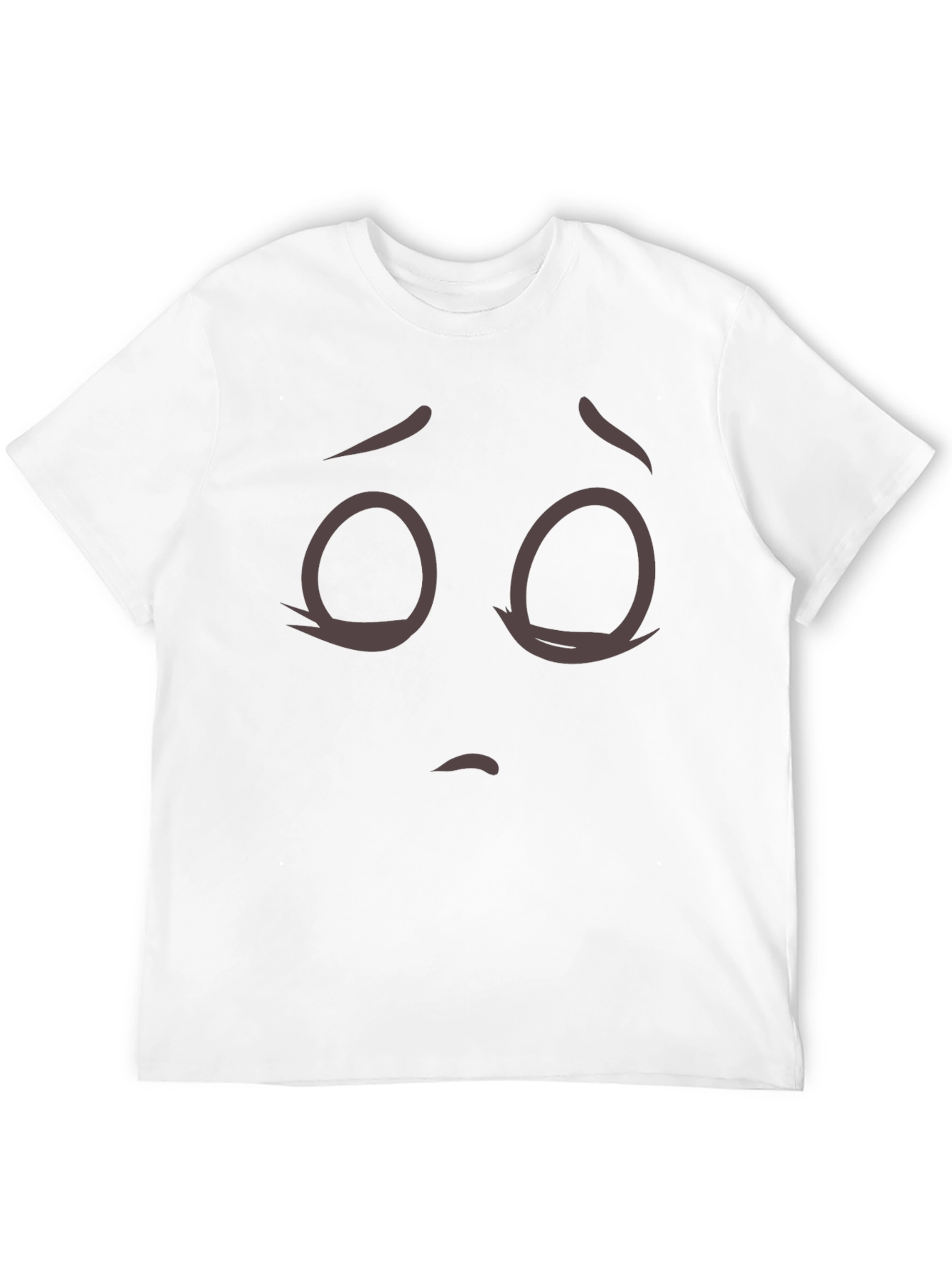 Sad Face Graphic T-Shirt