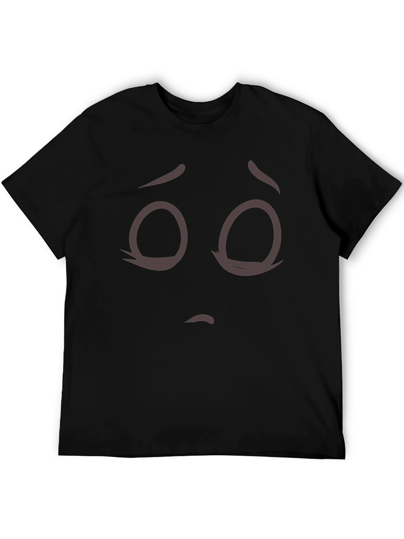 Sad Face Graphic T-Shirt