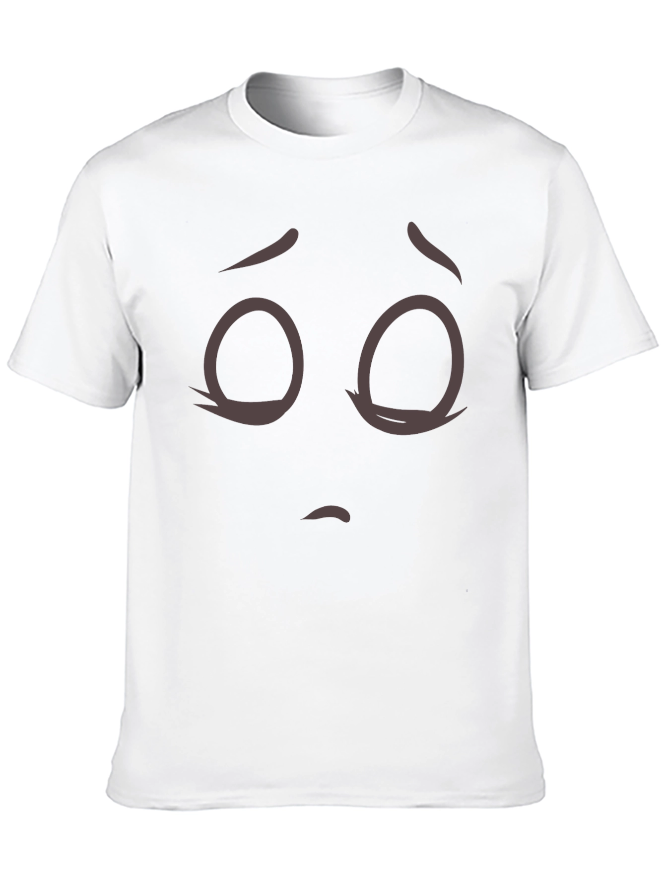 Sad Face Graphic T-Shirt