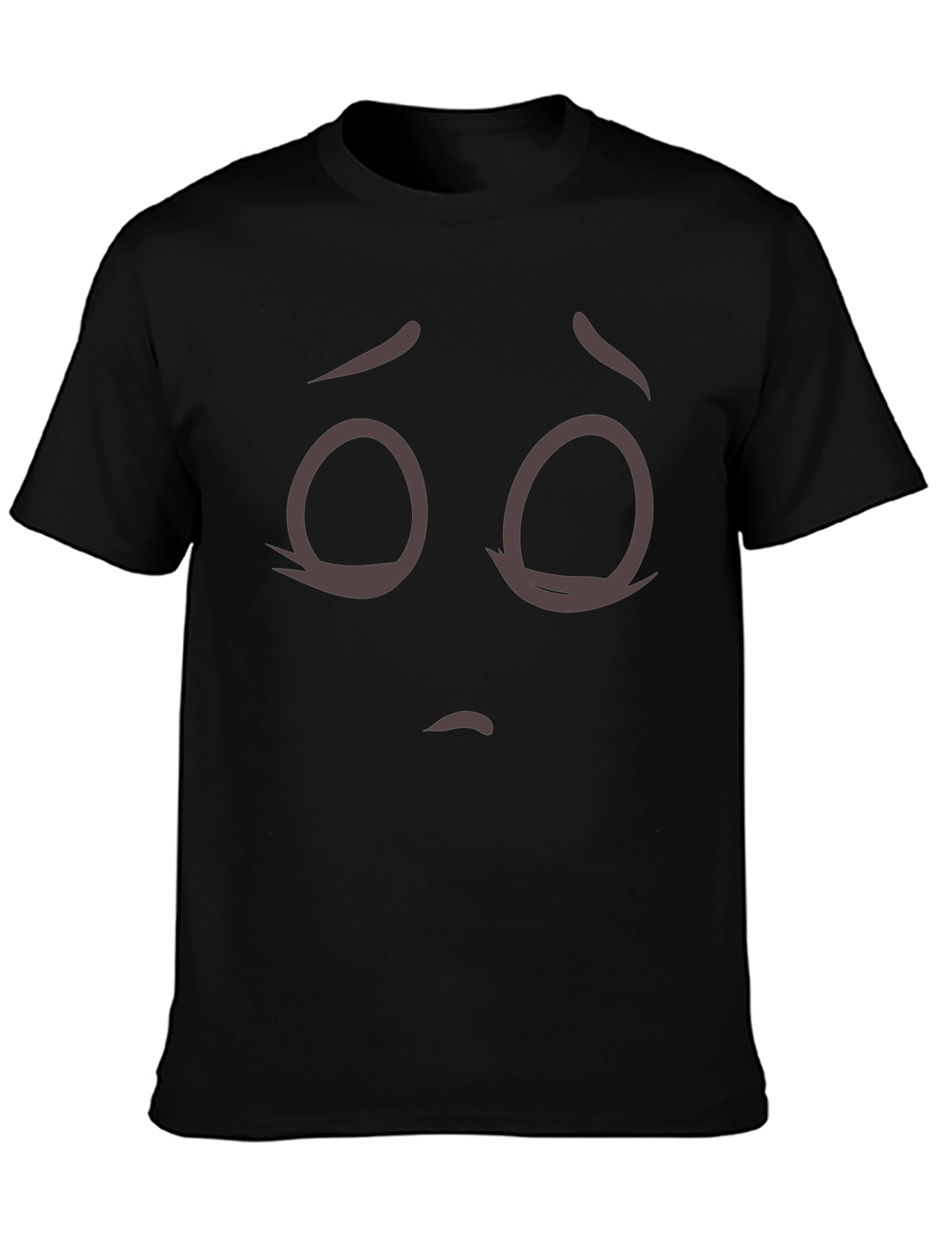 Sad Face Graphic T-Shirt