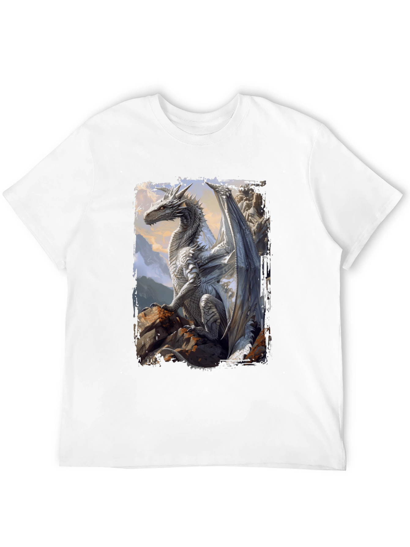 Dragon Graphic Tee - Fantasy Art T-Shirt