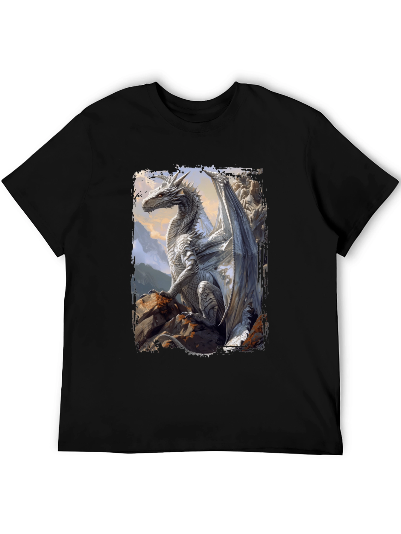 Dragon Graphic Tee - Fantasy Art T-Shirt