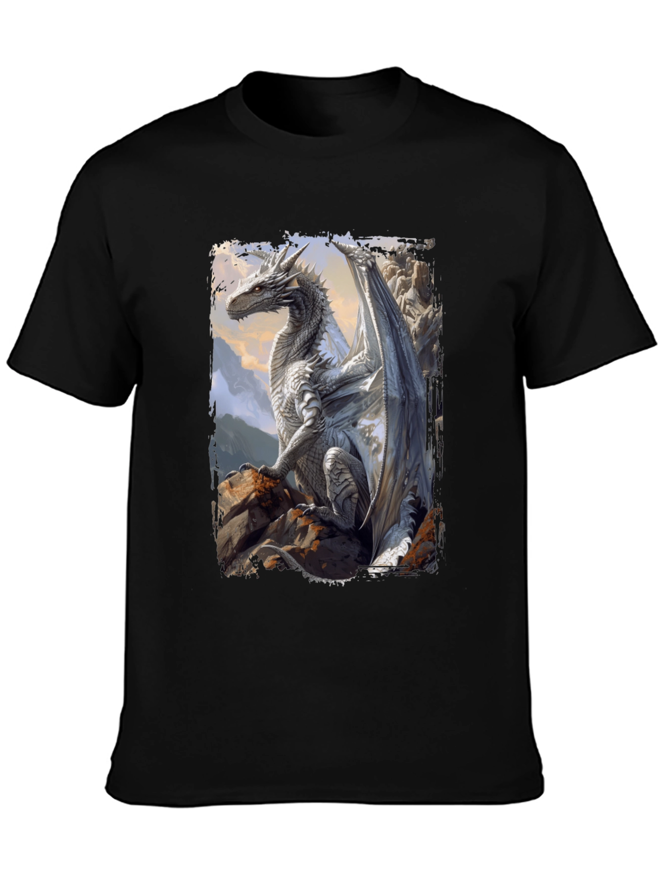 Dragon Graphic Tee - Fantasy Art T-Shirt