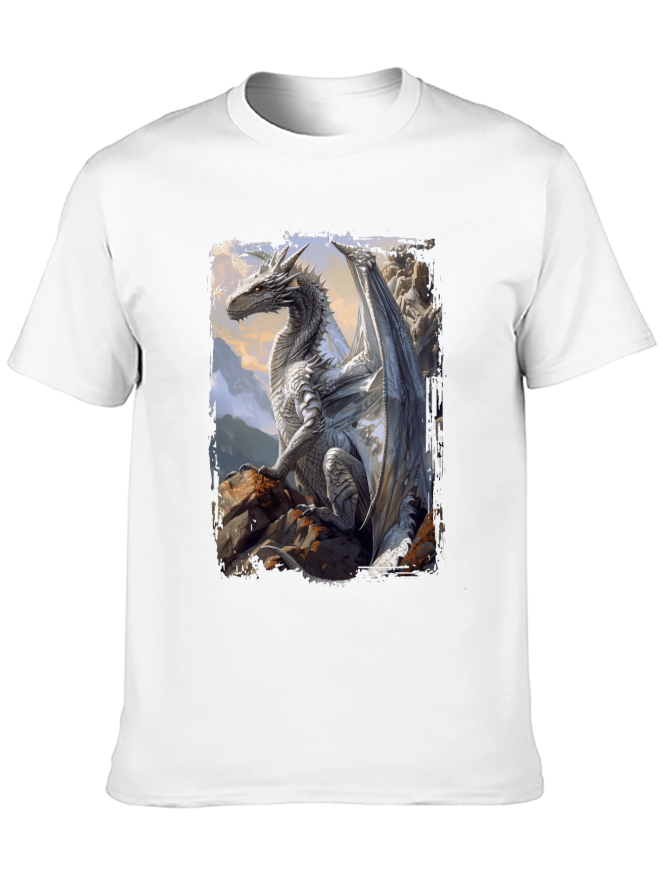 Dragon Graphic Tee - Fantasy Art T-Shirt