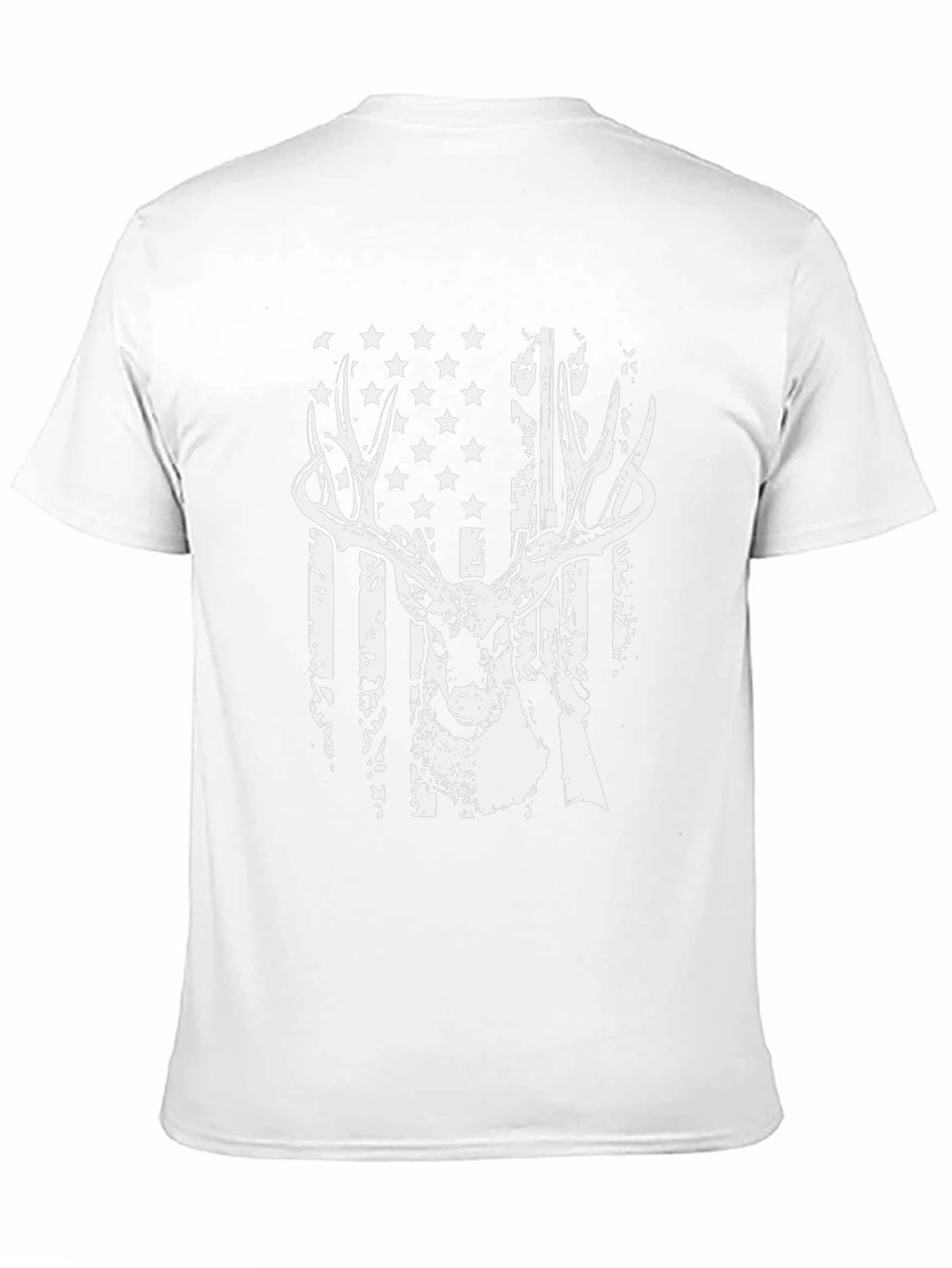 American Flag Deer Hunter T-Shirt