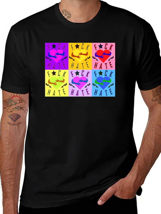 F*ck Hate Graphic T-Shirt