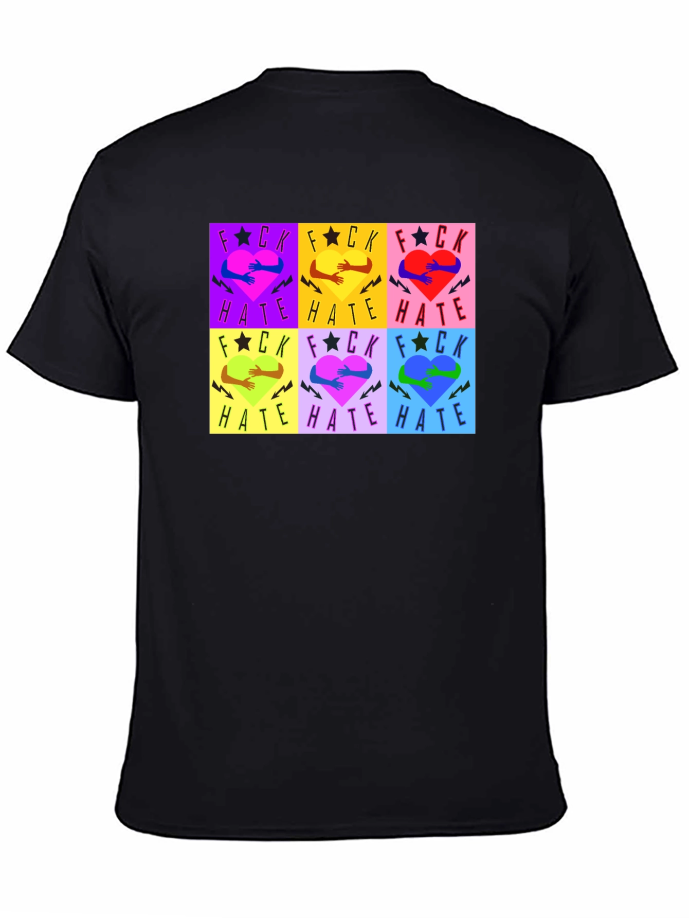 F*ck Hate Graphic T-Shirt