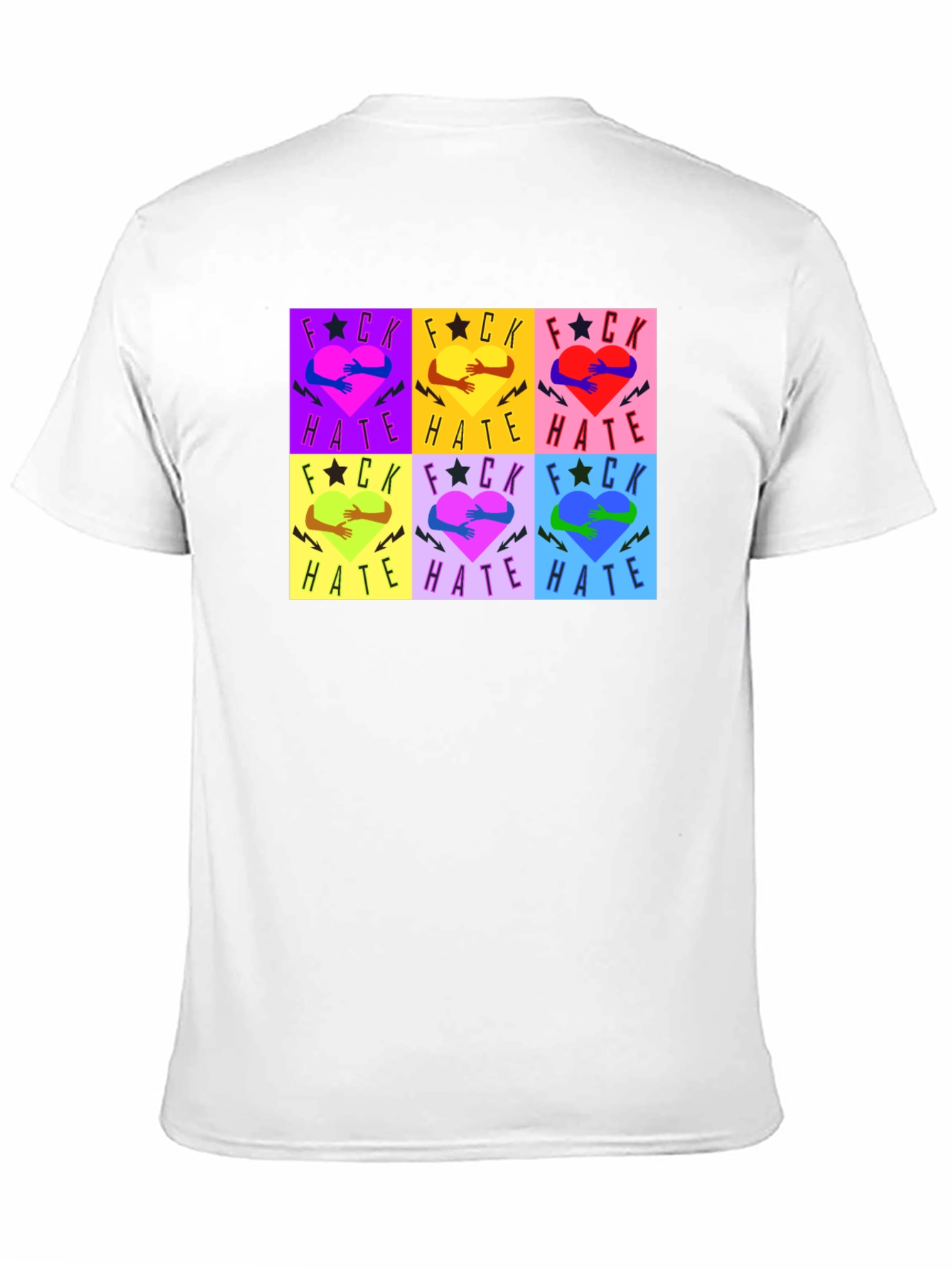 F*ck Hate Graphic T-Shirt