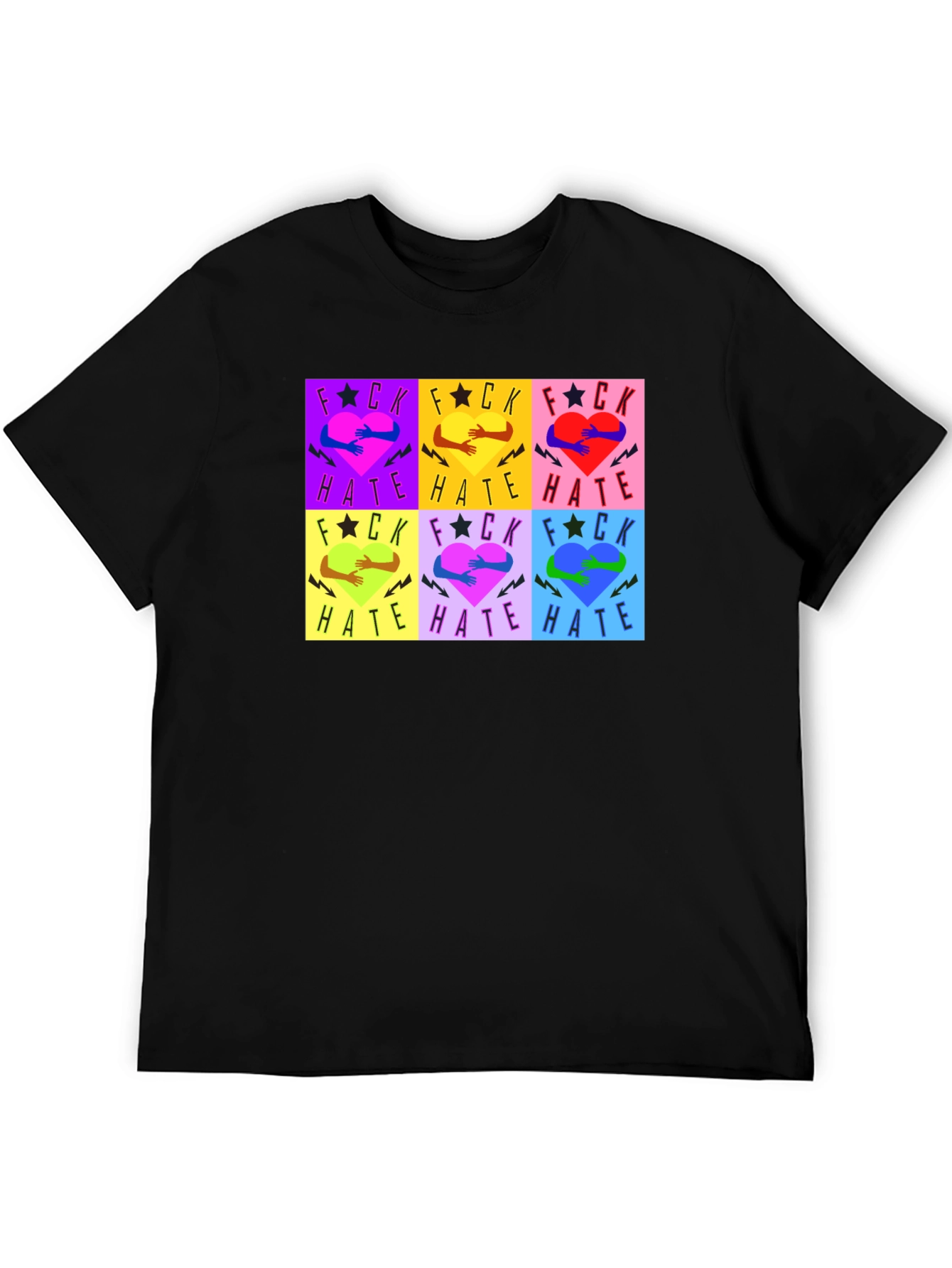 F*ck Hate Graphic T-Shirt