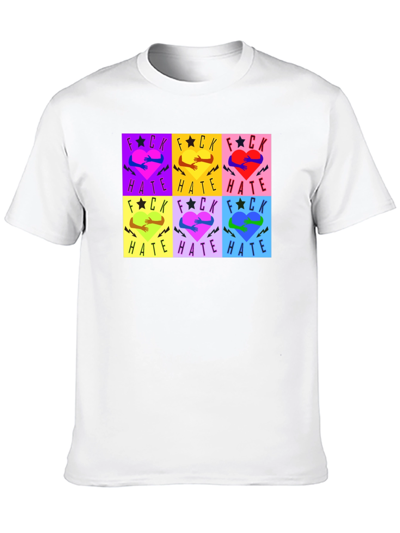 F*ck Hate Graphic T-Shirt