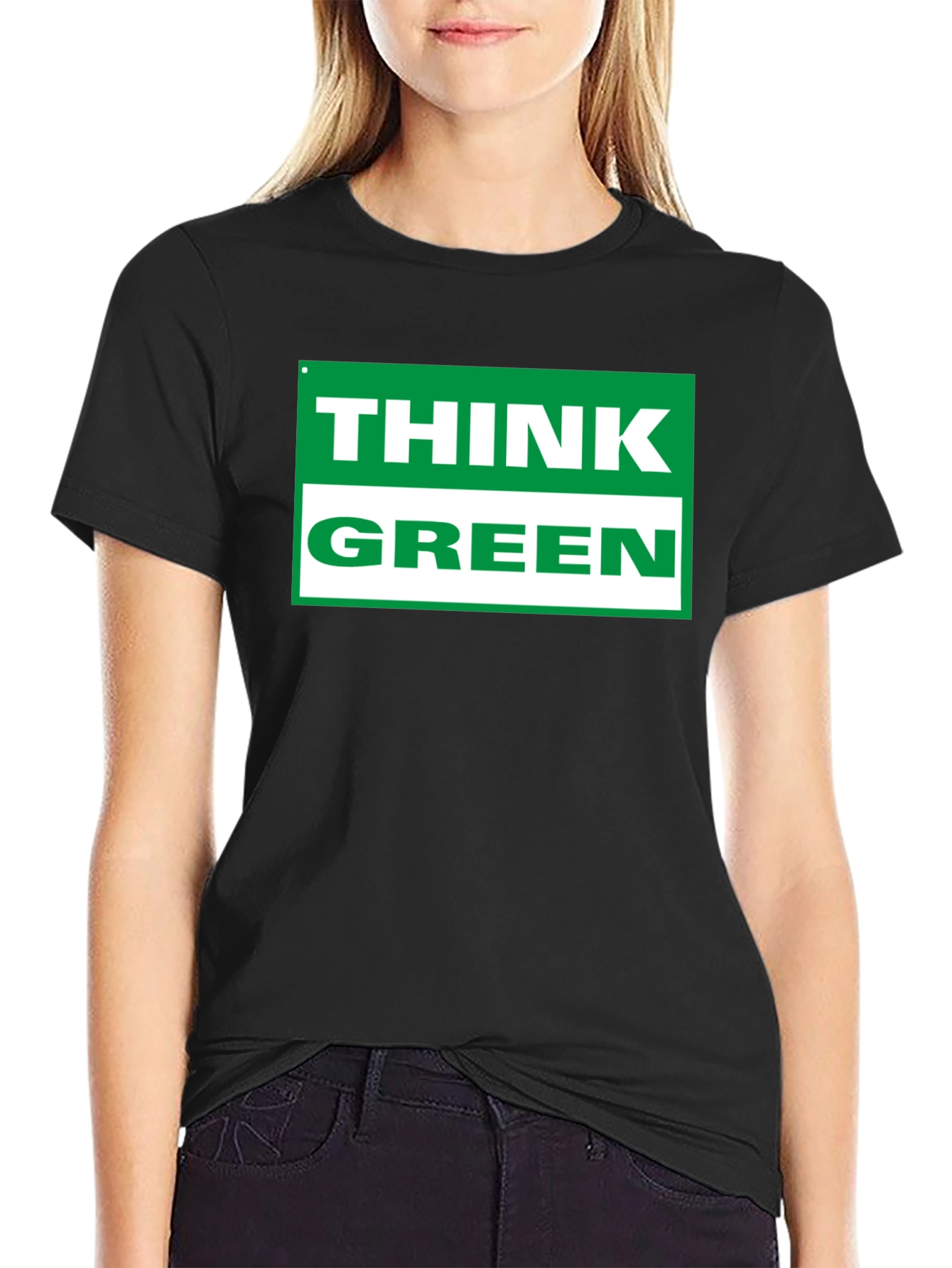 Think Green T-Shirt - Eco Friendly Tee