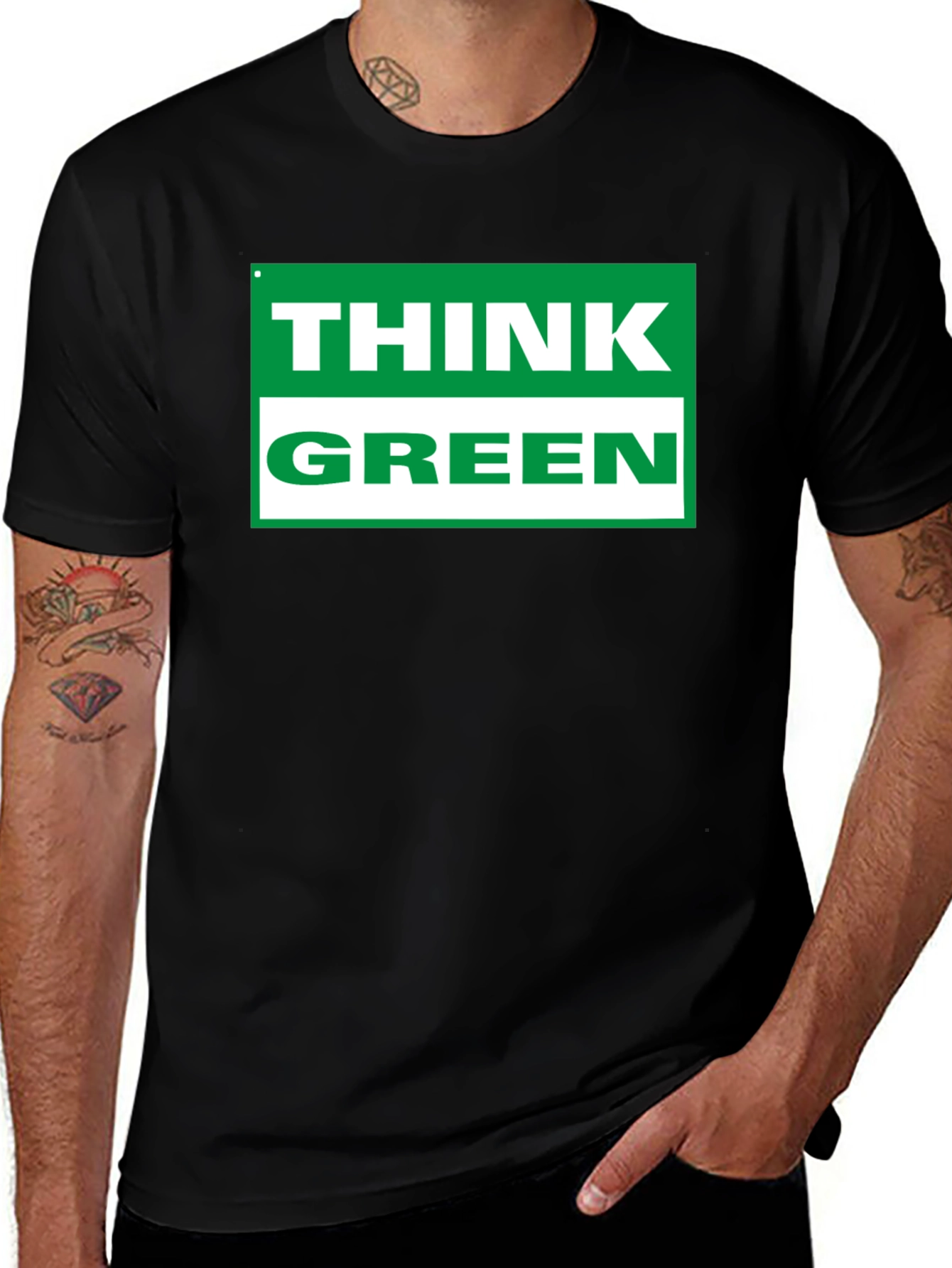 Think Green T-Shirt - Eco Friendly Tee