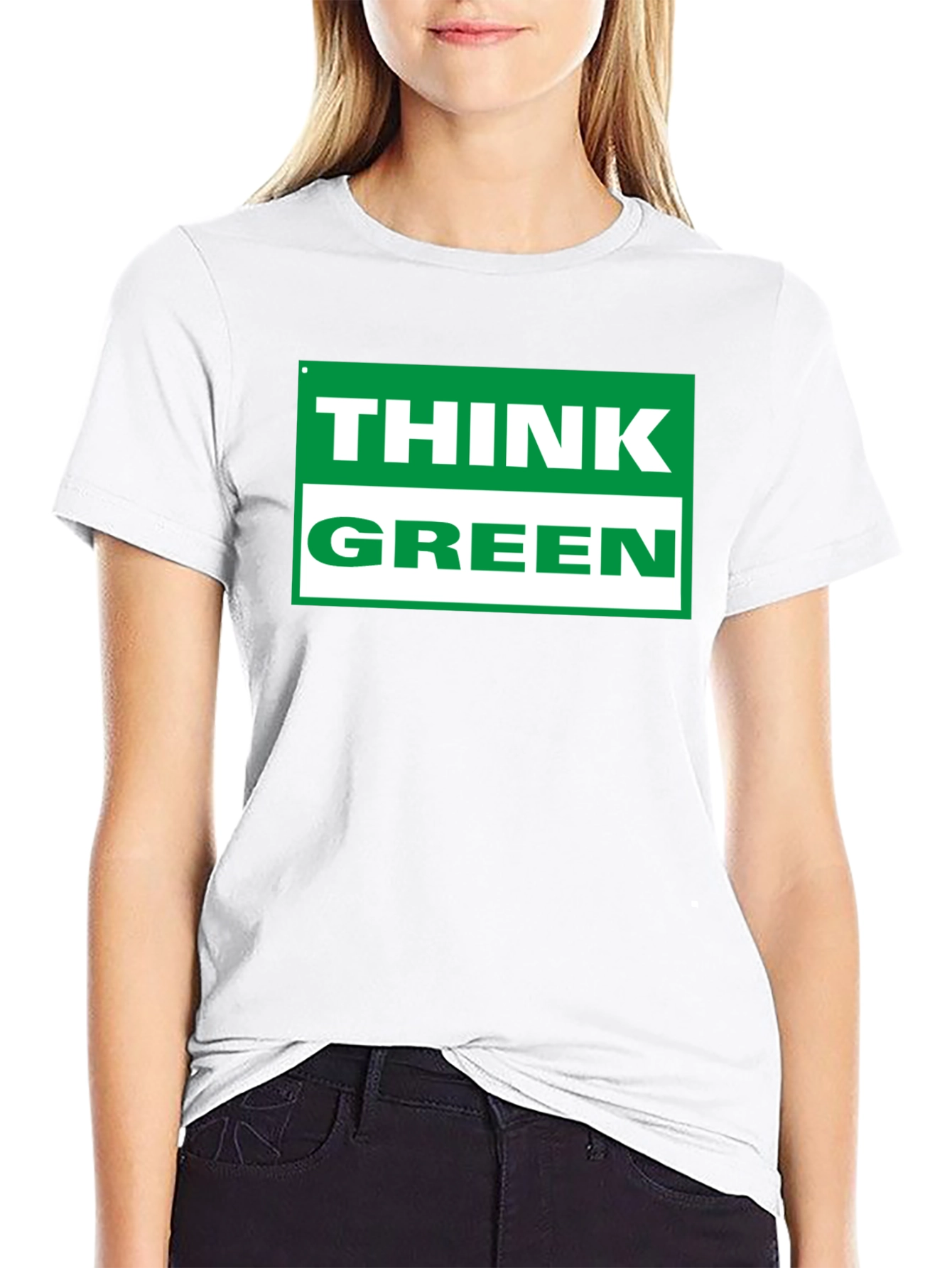 Think Green T-Shirt - Eco Friendly Tee