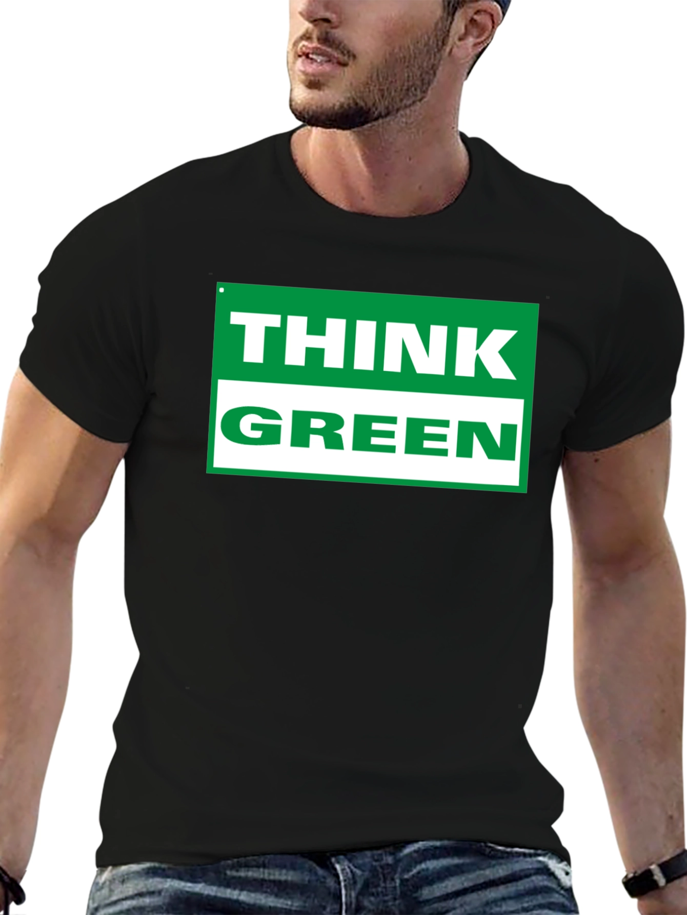 Think Green T-Shirt - Eco Friendly Tee