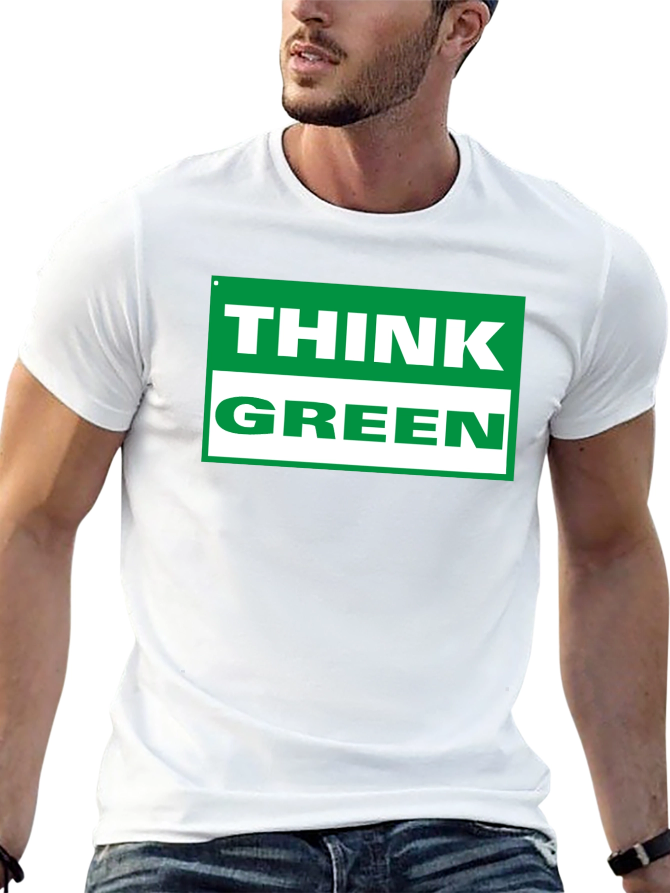 Think Green T-Shirt - Eco Friendly Tee