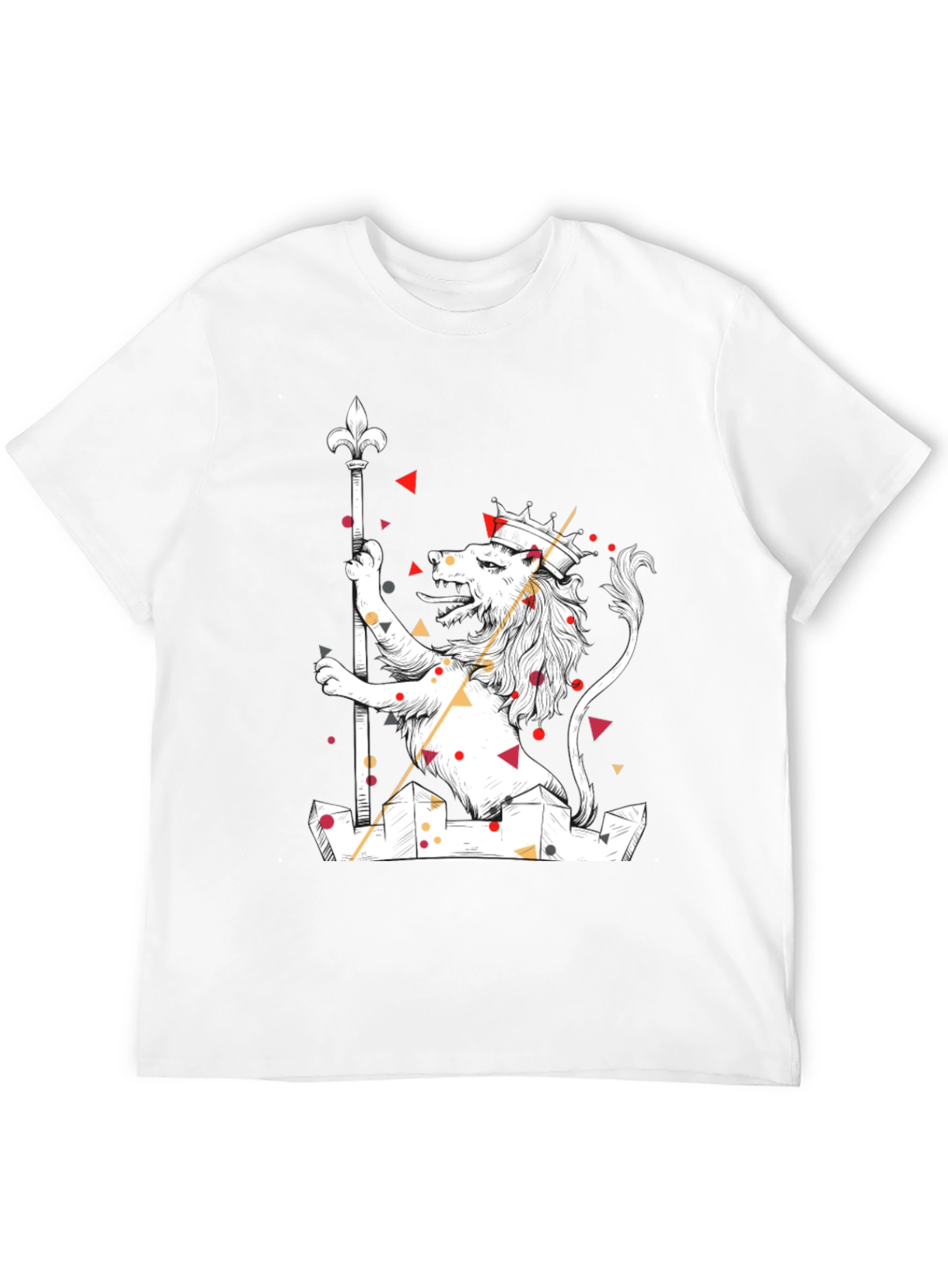 Lion King Graphic Black T-Shirt - Modern Art