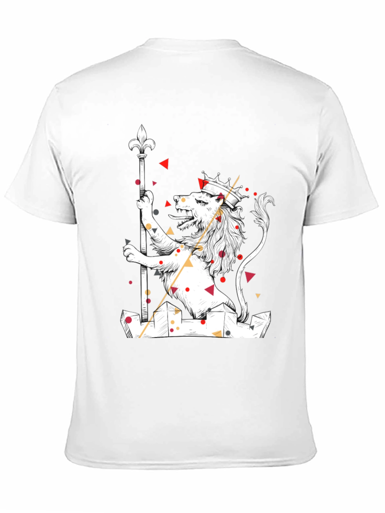Lion King Graphic Black T-Shirt - Modern Art