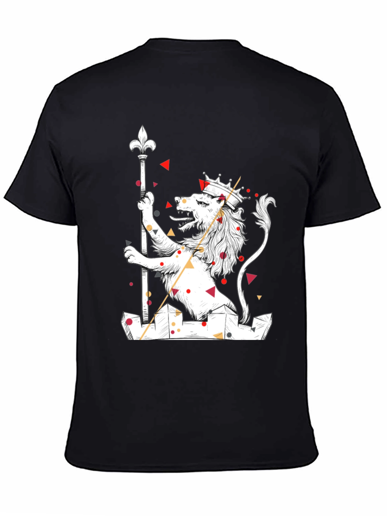Lion King Graphic Black T-Shirt - Modern Art