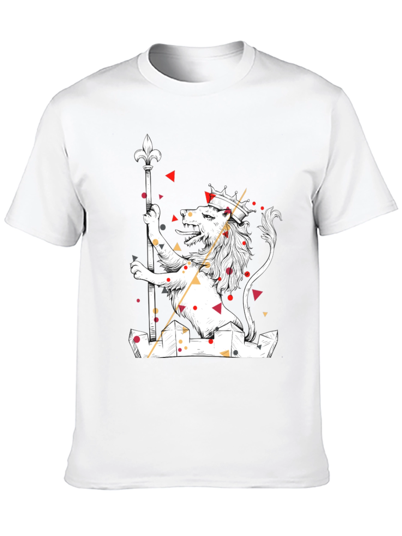 Lion King Graphic Black T-Shirt - Modern Art