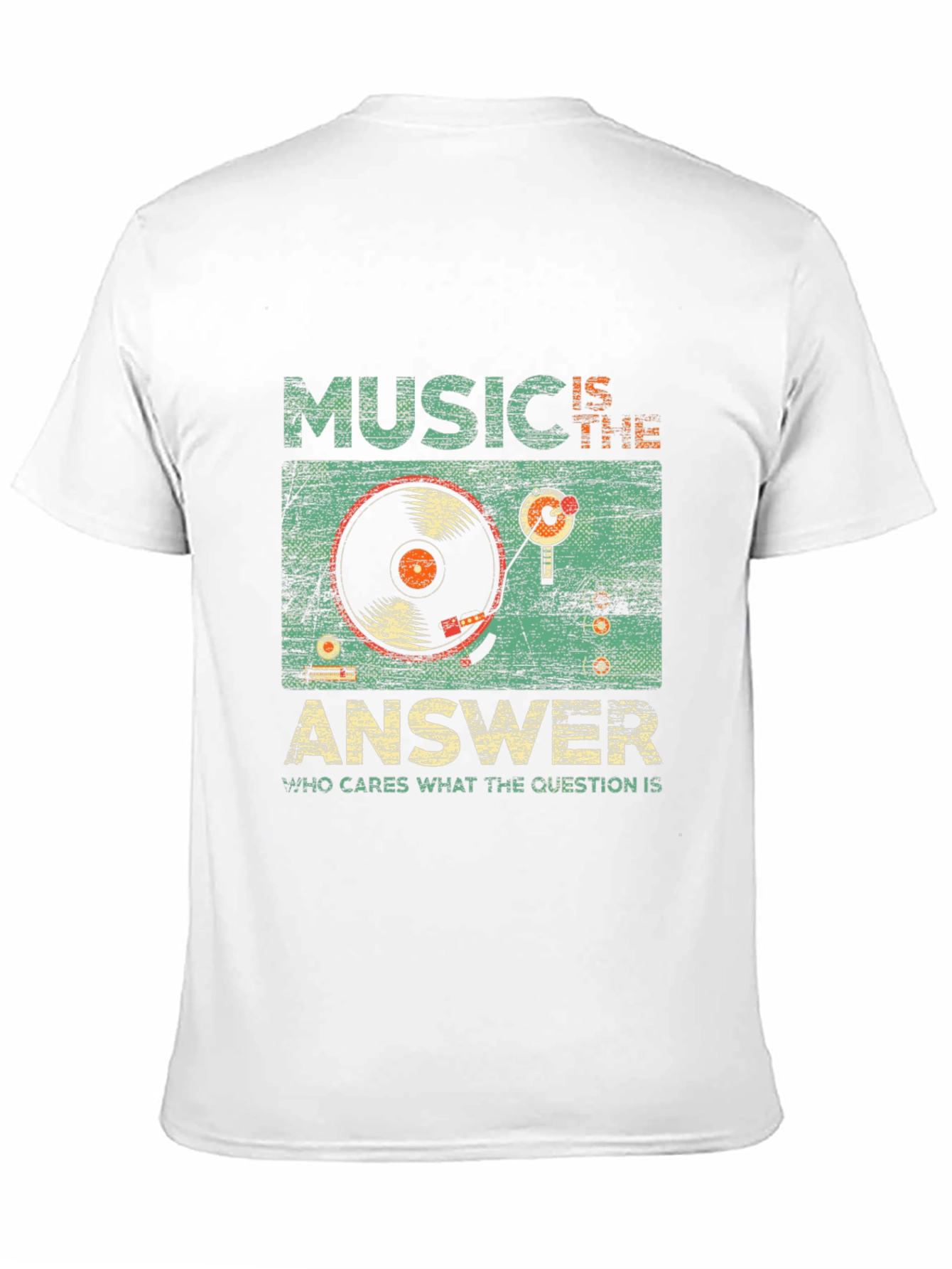 Music is the Answer Retro Graphic Tee