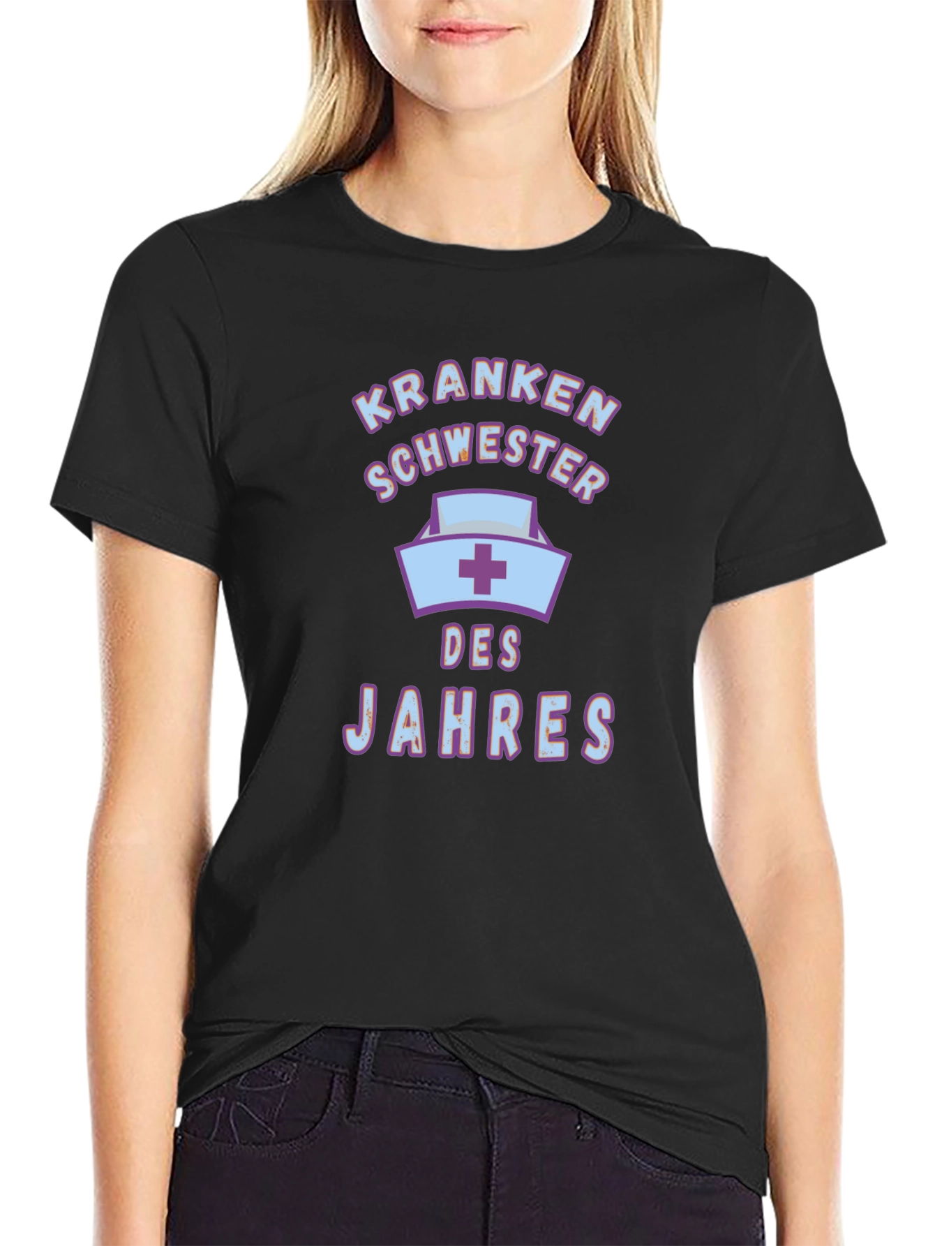 Nurse of the Year Black T-Shirt