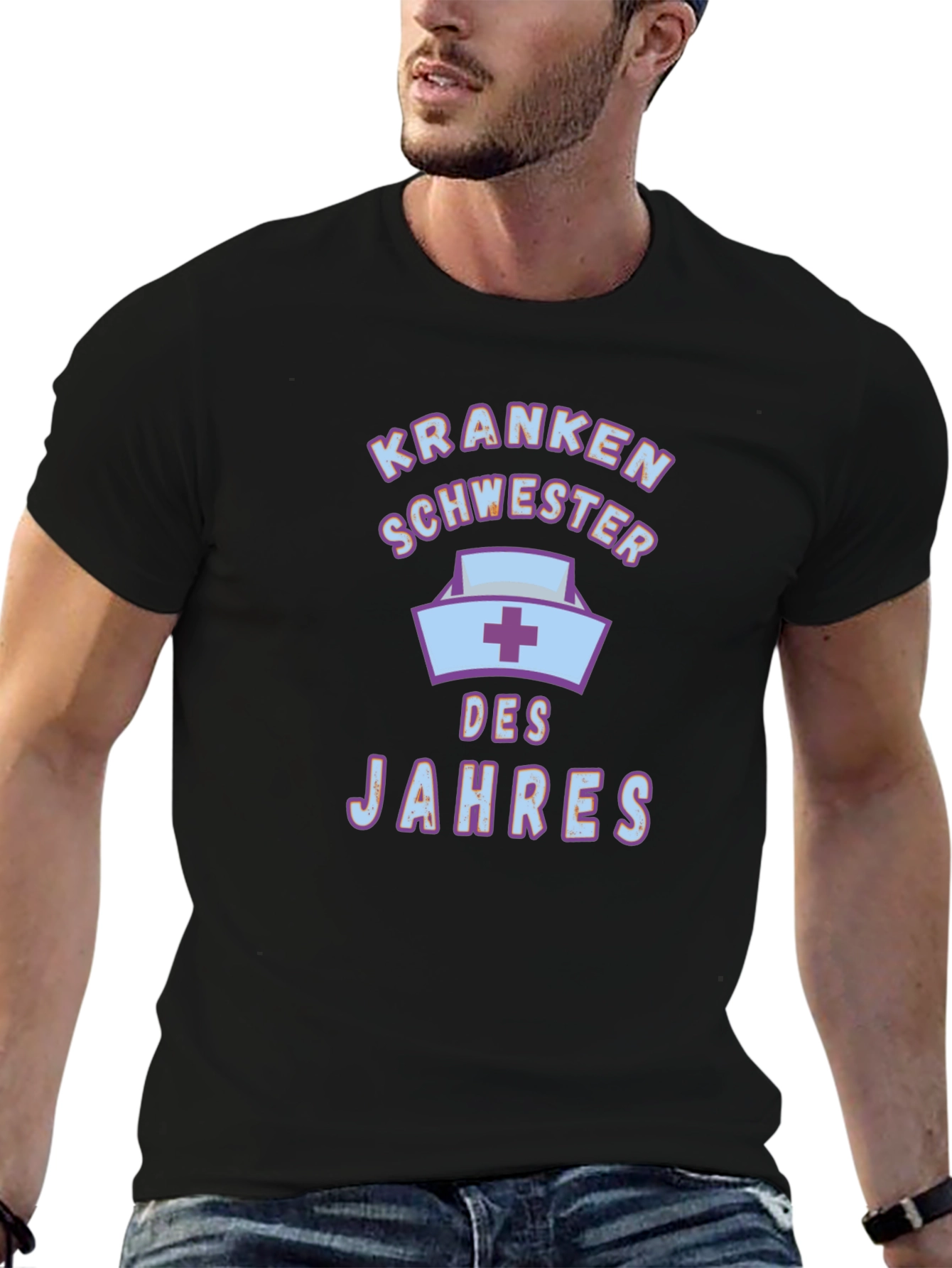 Nurse of the Year Black T-Shirt