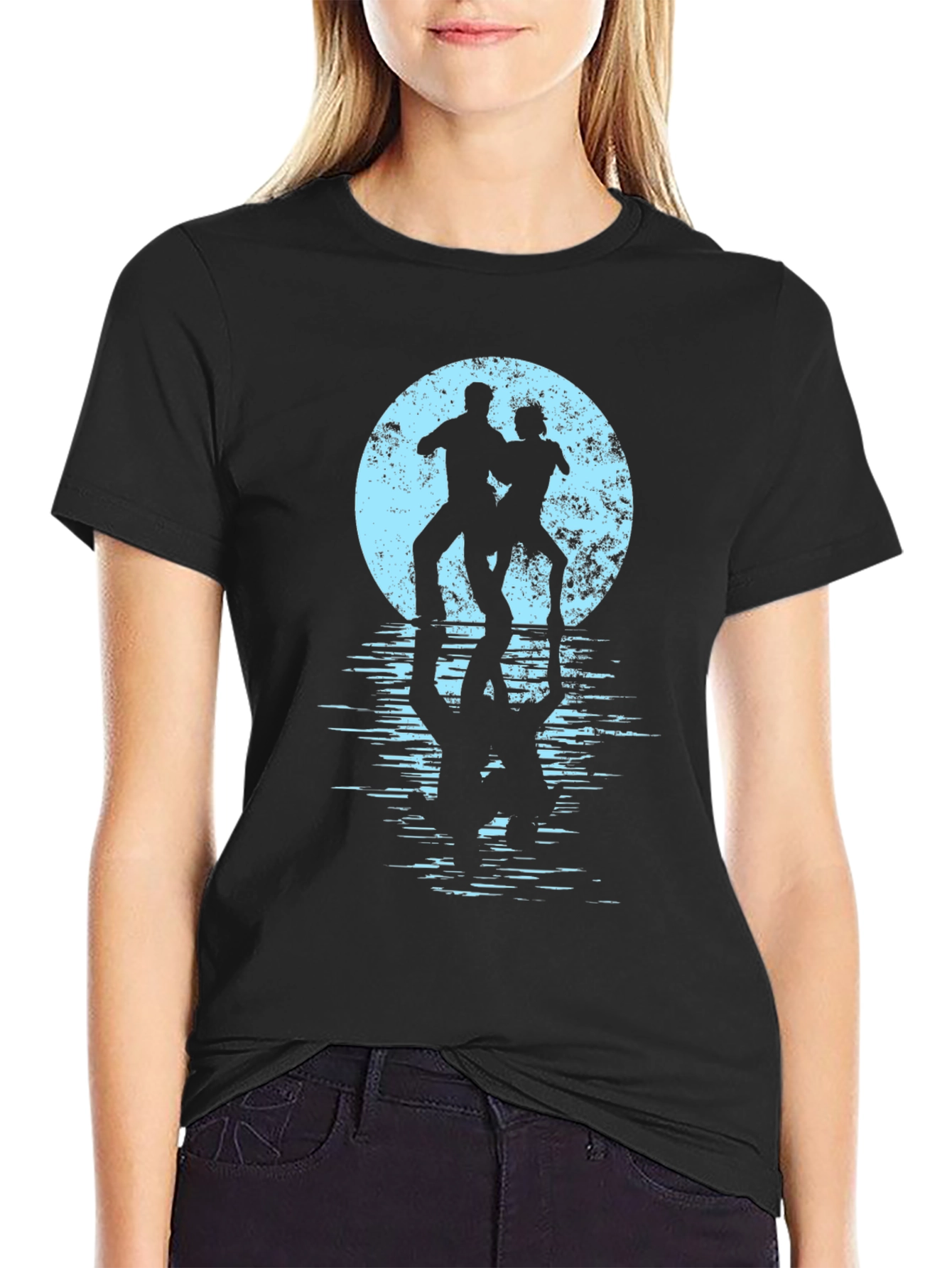 Moonlight Dancers Tee - Silhouette Dance T-Shirt