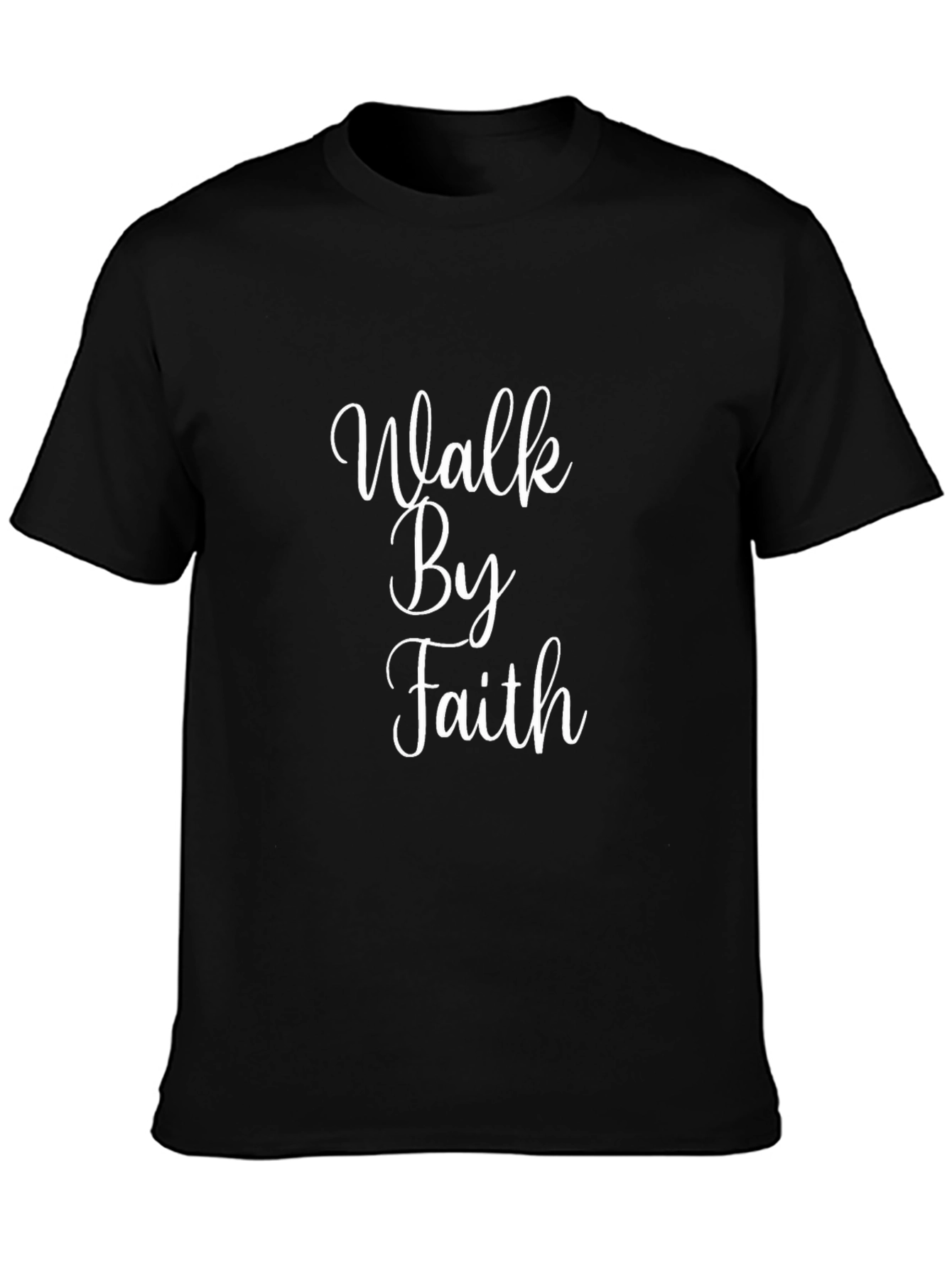 Walk By Faith Black T-Shirt
