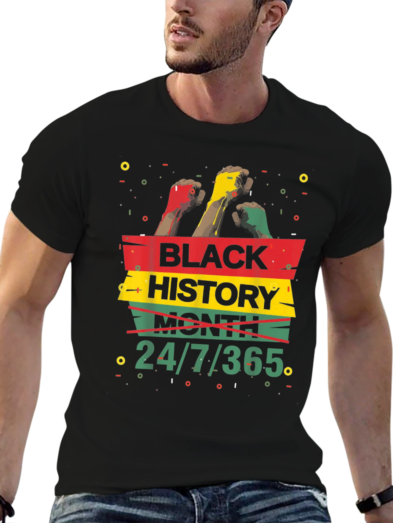 Black History All Year Round T-Shirt