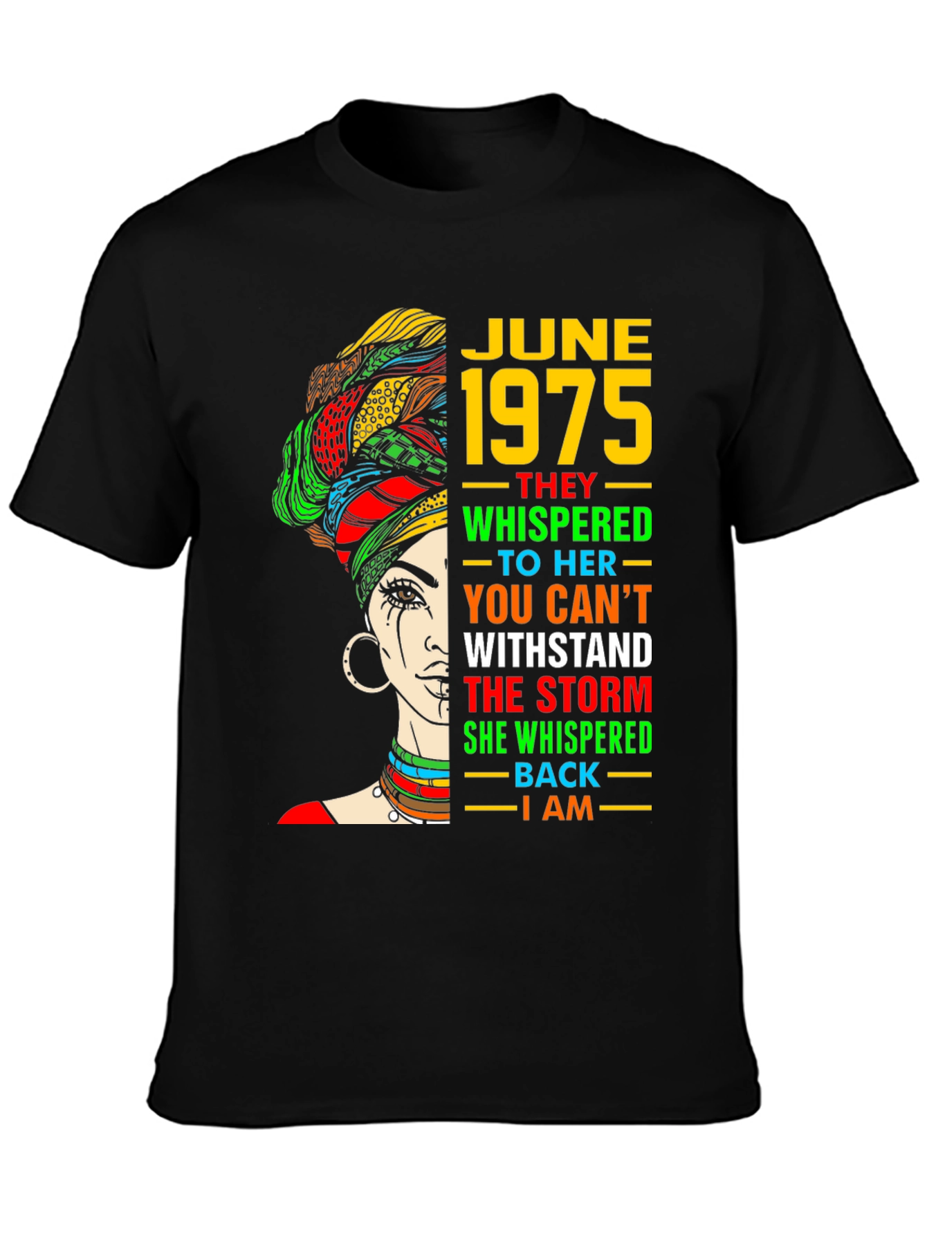 June 1975 Black Woman T-Shirt