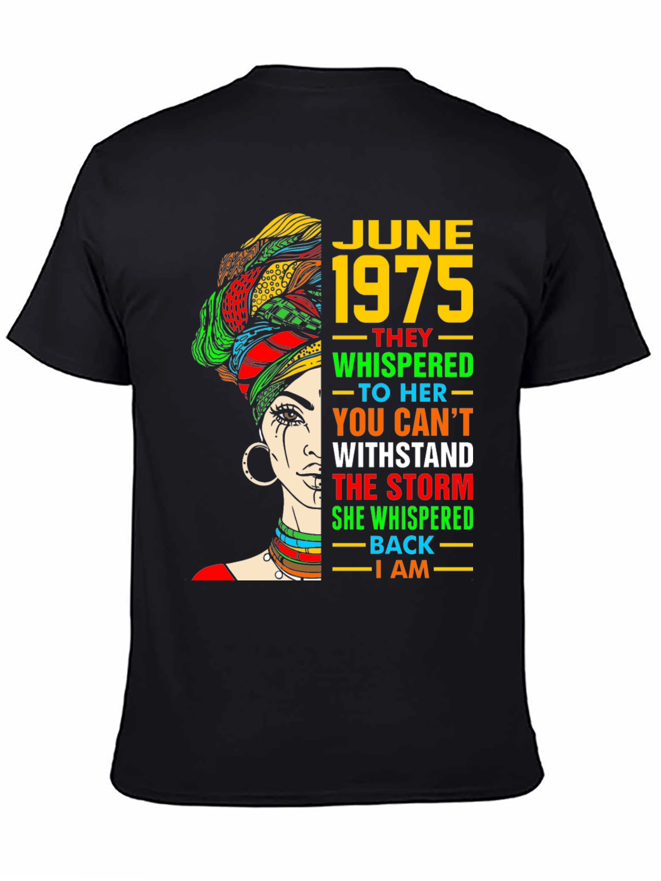 June 1975 Black Woman T-Shirt