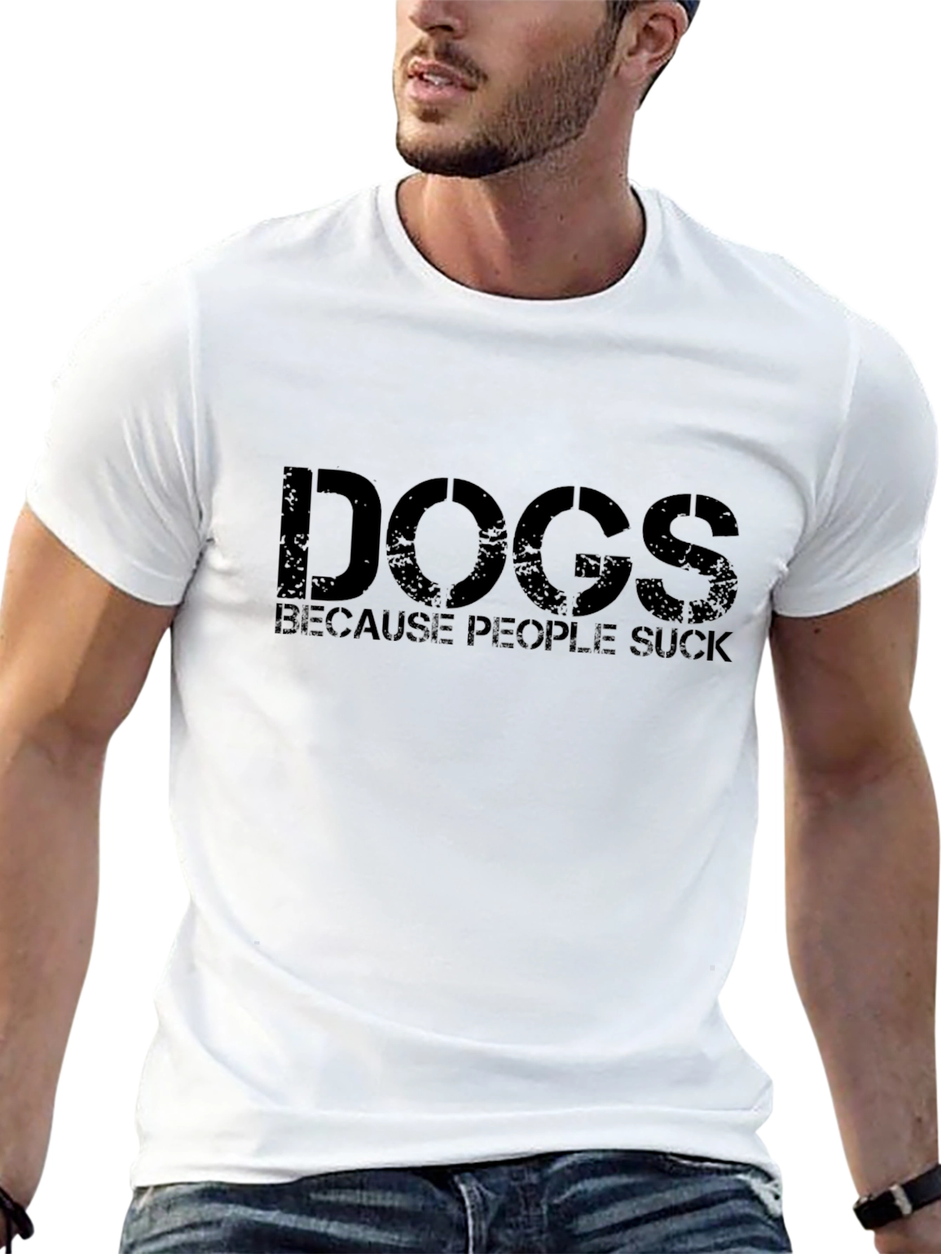 Dogs Because People Suck T-Shirt