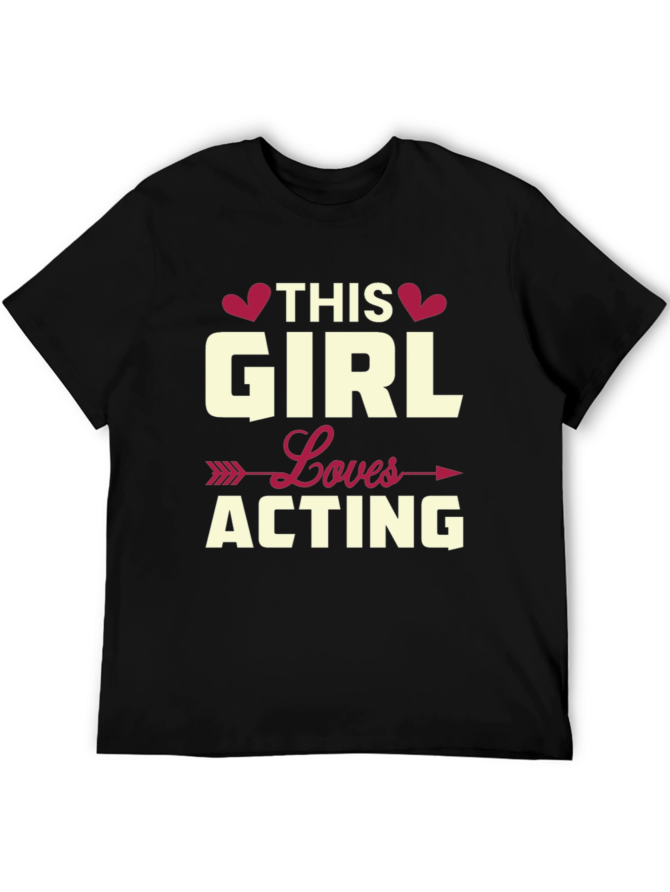 This Girl Loves Acting T-Shirt - Actor Gift