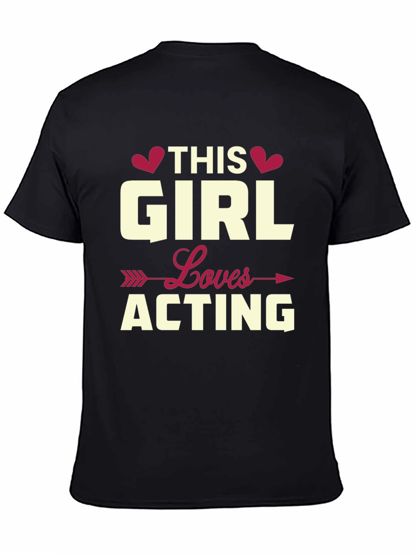 This Girl Loves Acting T-Shirt - Actor Gift
