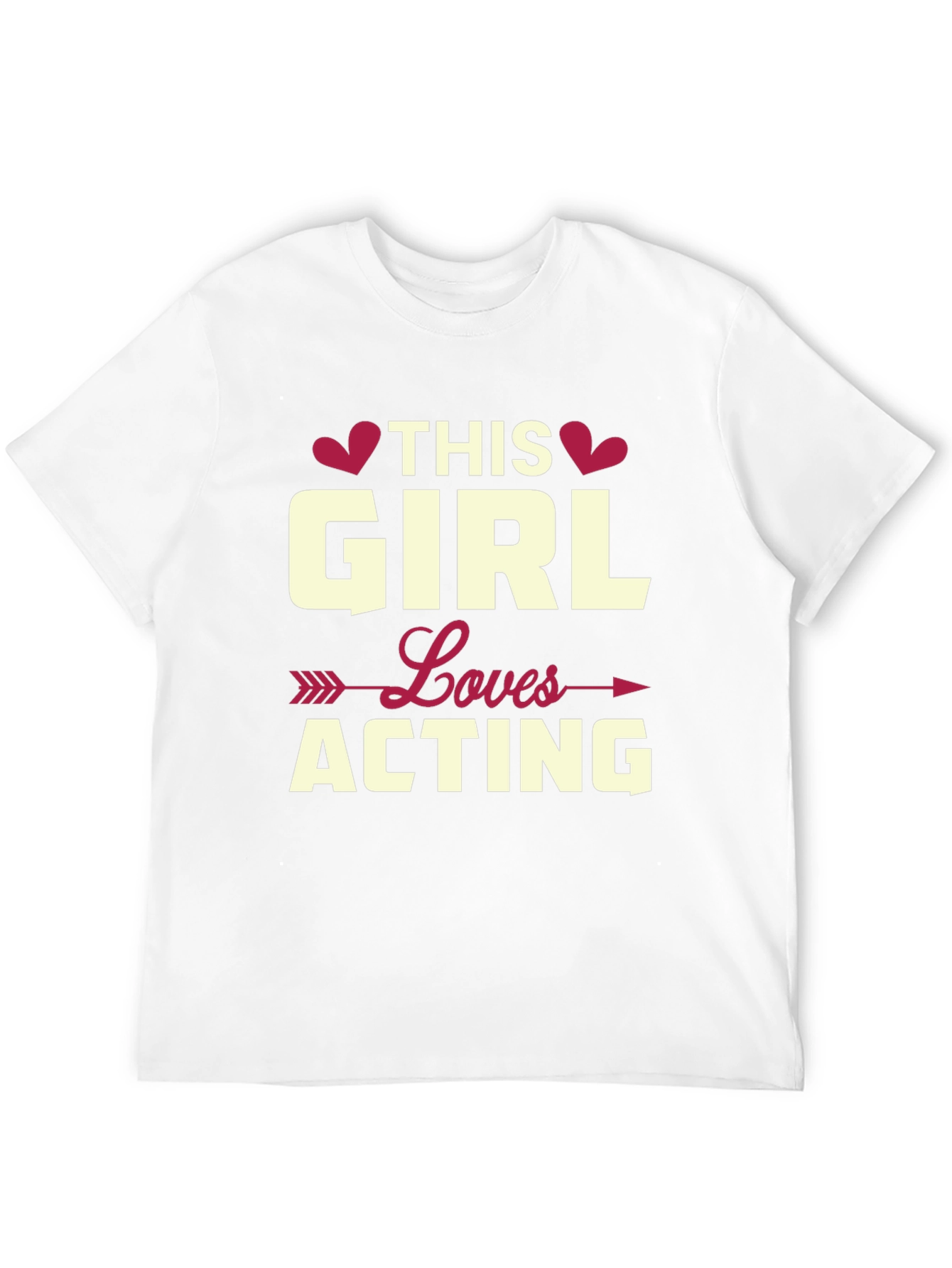 This Girl Loves Acting T-Shirt - Actor Gift