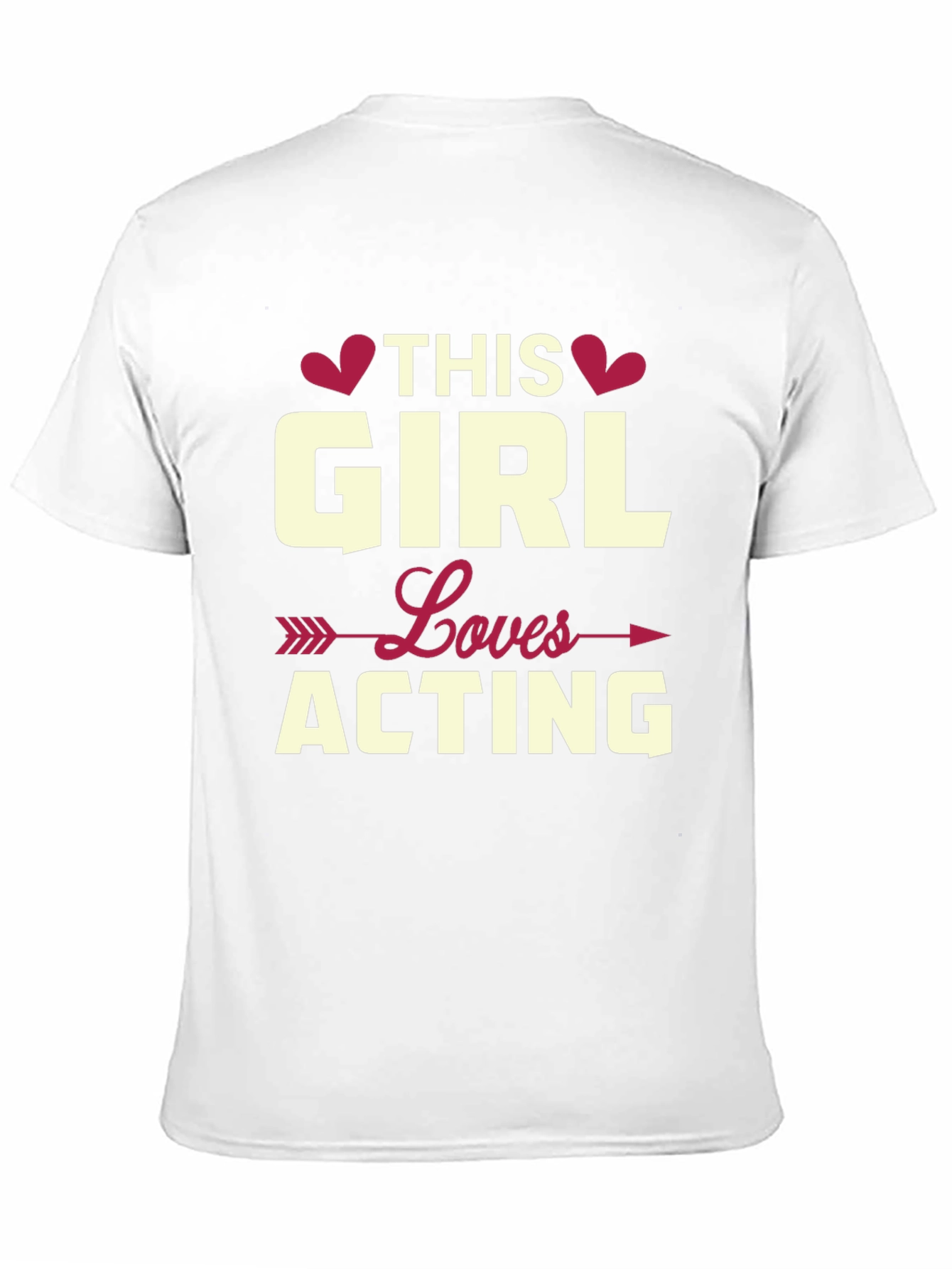 This Girl Loves Acting T-Shirt - Actor Gift