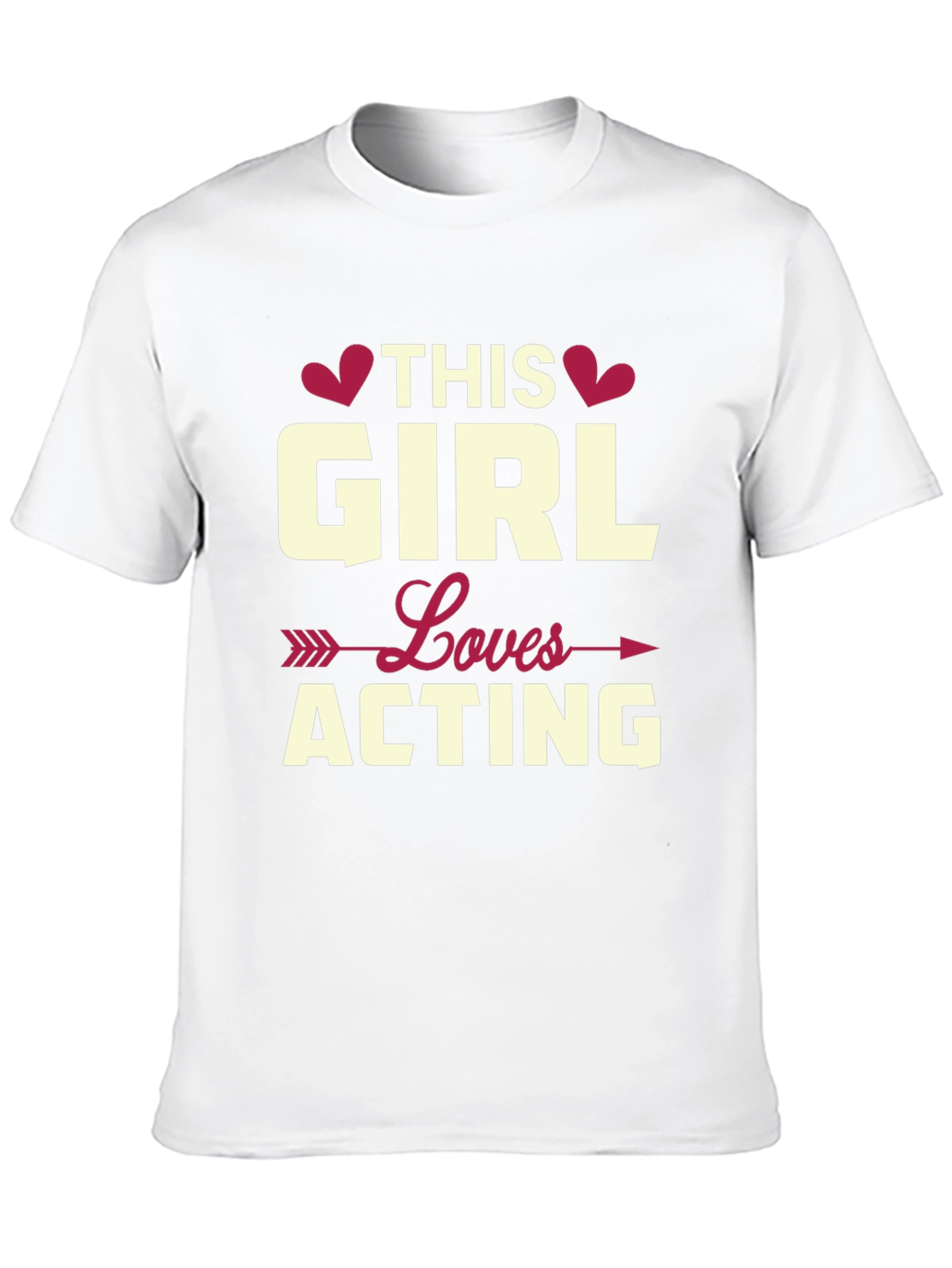 This Girl Loves Acting T-Shirt - Actor Gift