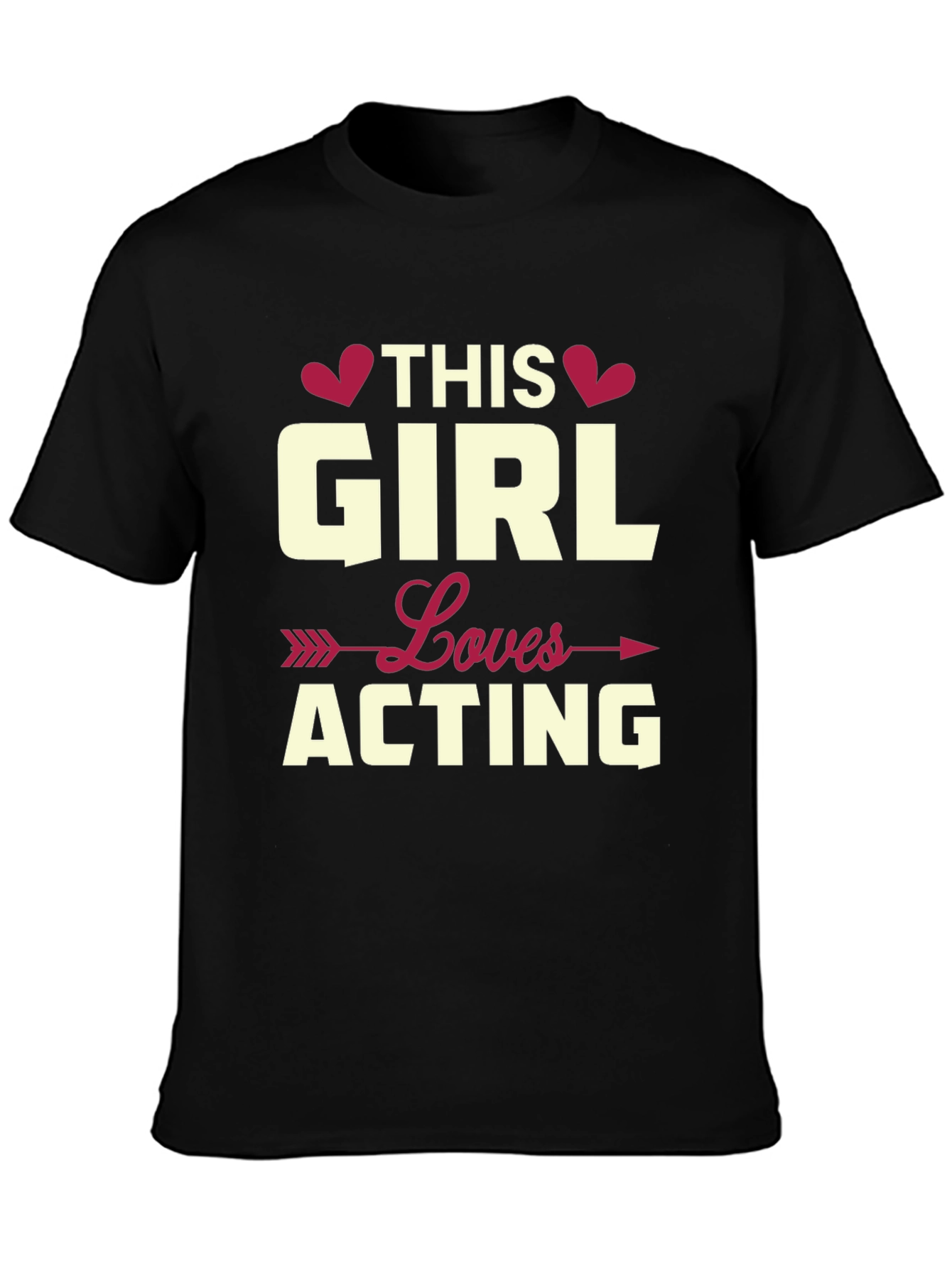This Girl Loves Acting T-Shirt - Actor Gift