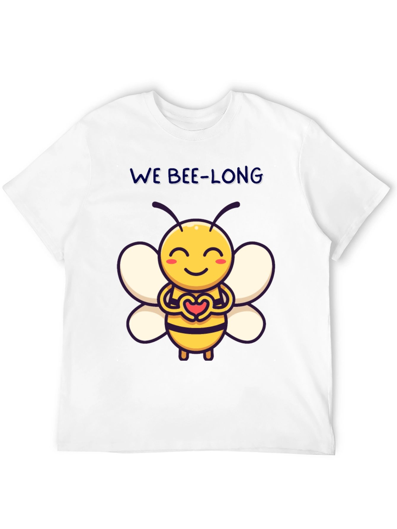 We Bee-Long Cute Bee Graphic T-Shirt