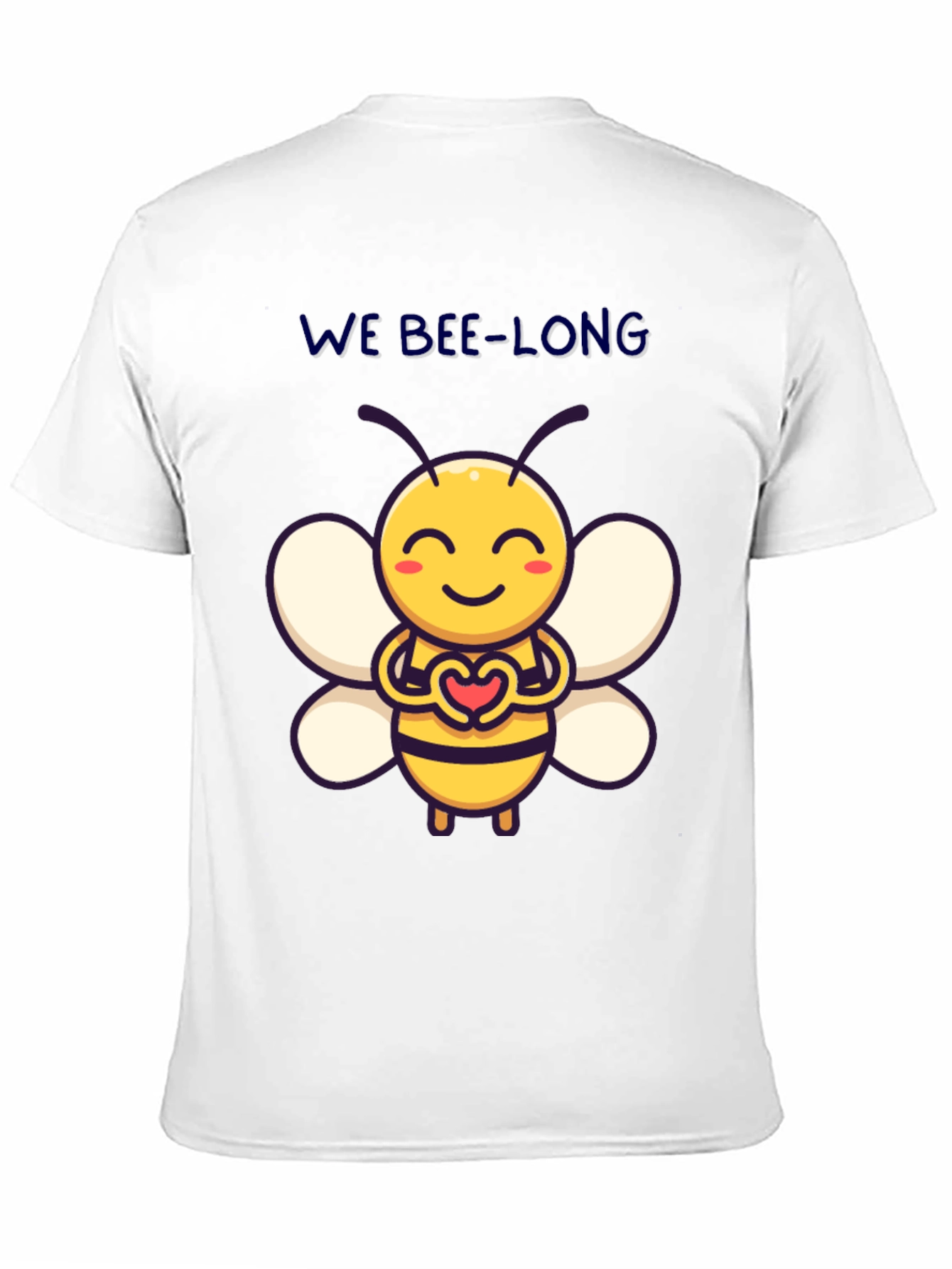 We Bee-Long Cute Bee Graphic T-Shirt