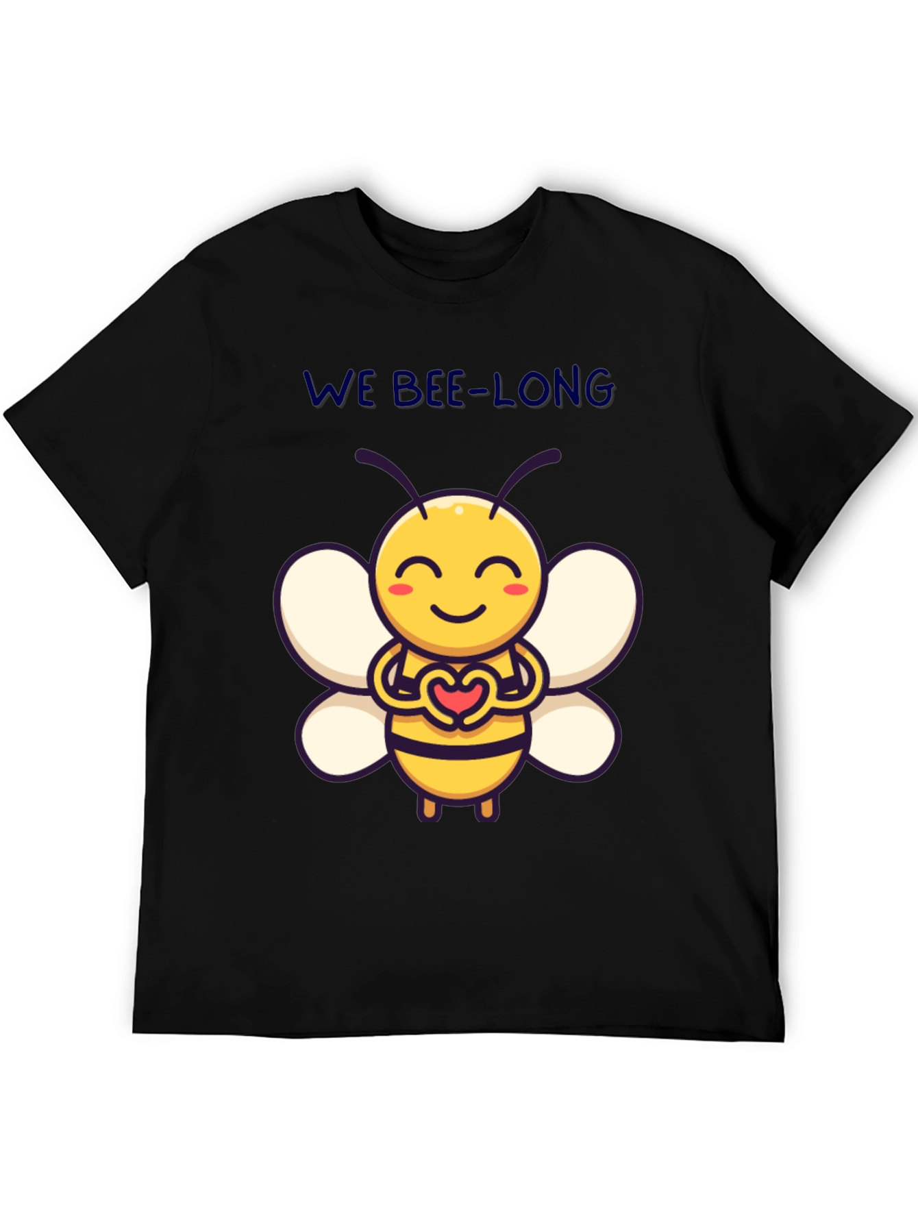 We Bee-Long Cute Bee Graphic T-Shirt