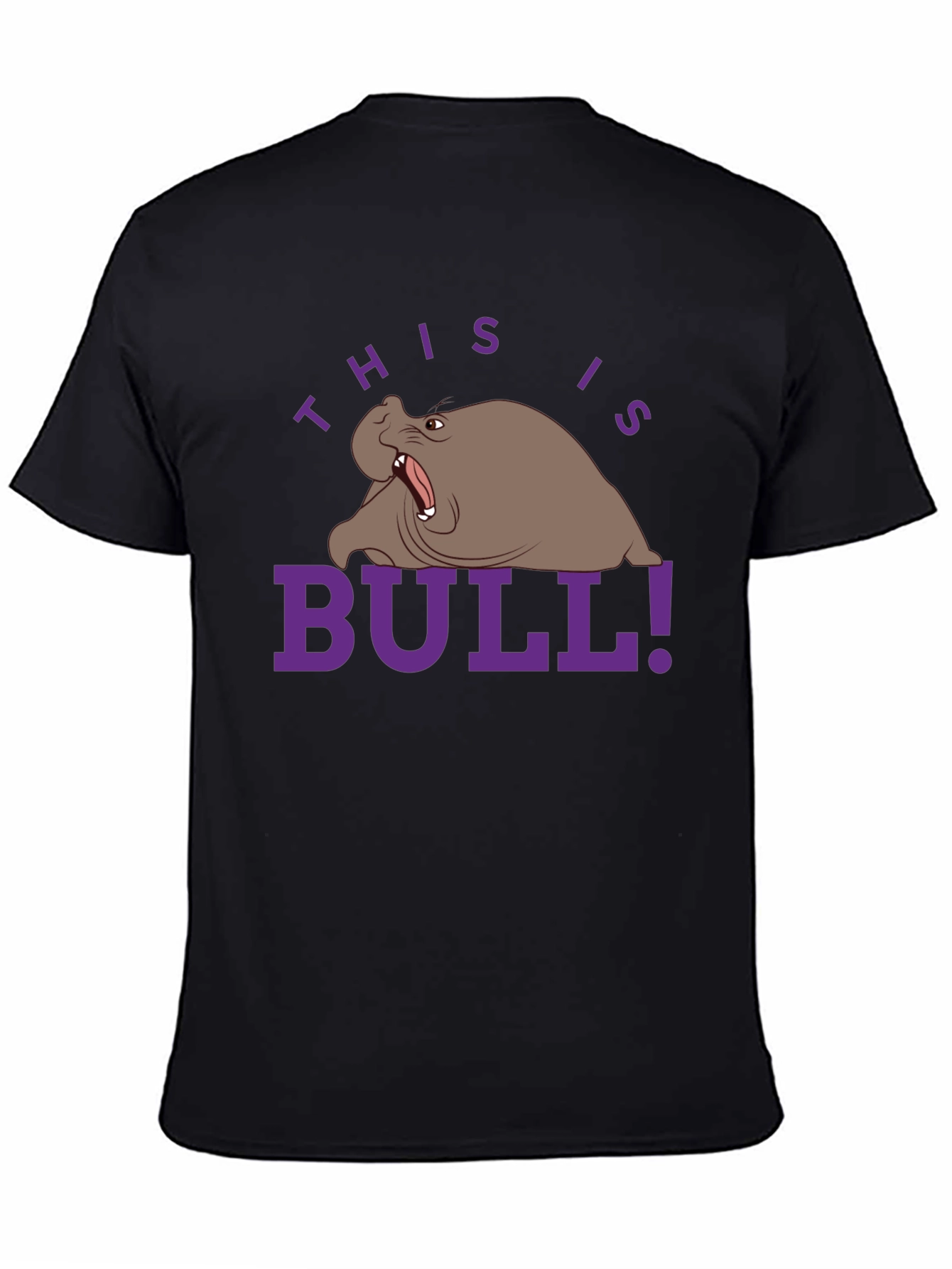 Humorous Walrus Graphic Tee - This is Bull!