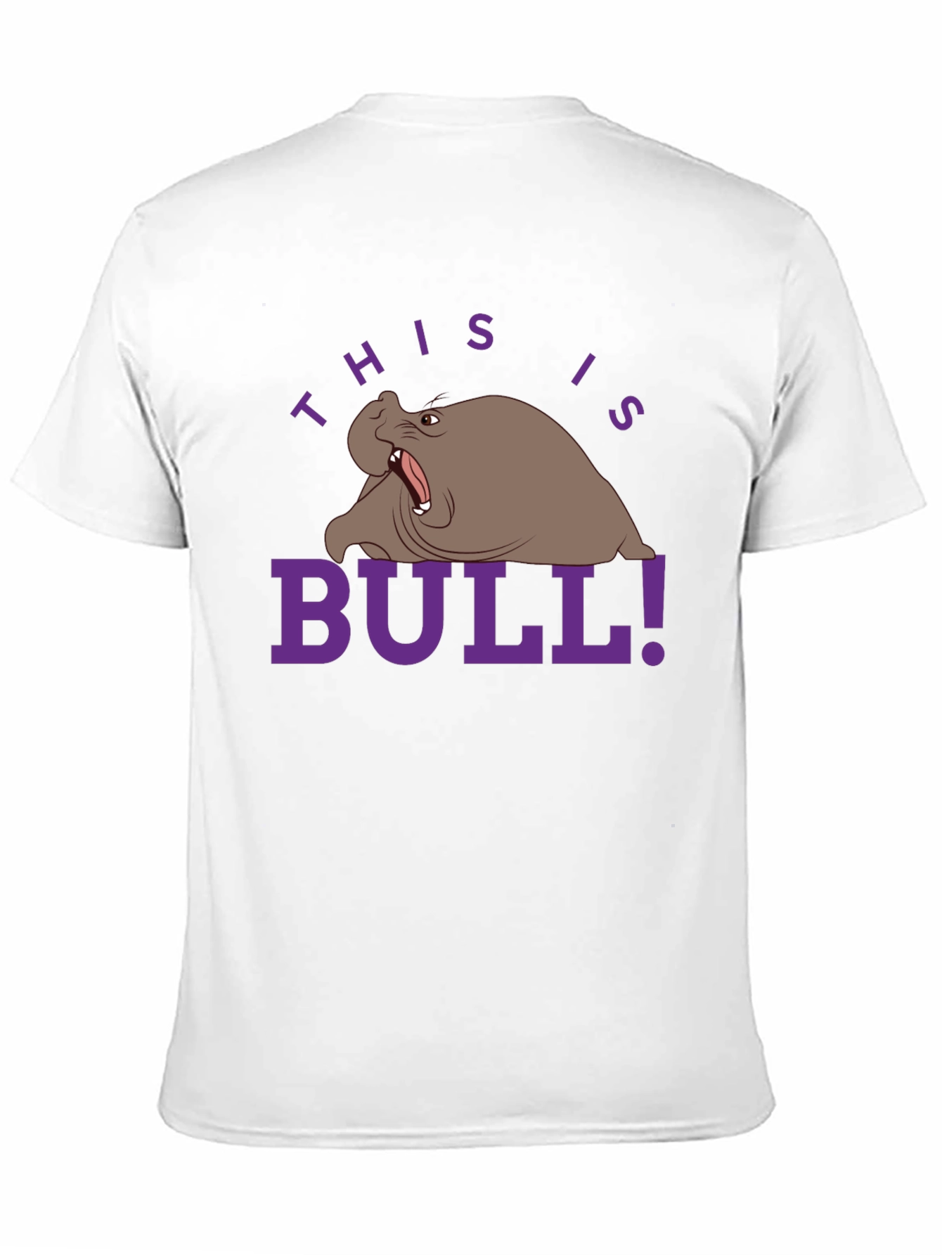 Humorous Walrus Graphic Tee - This is Bull!