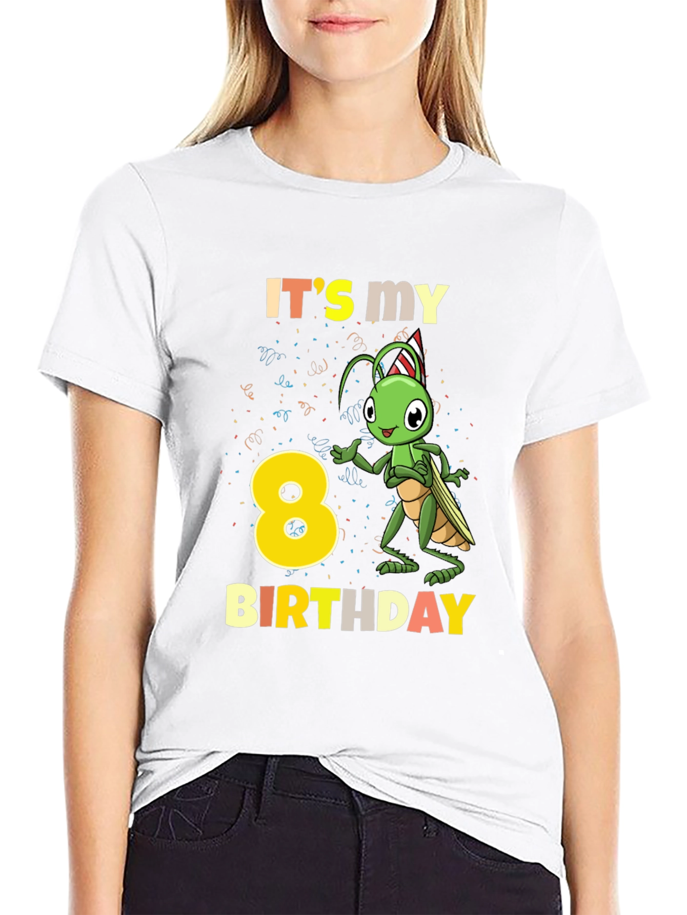 Its My 8th Birthday Grasshopper T-Shirt