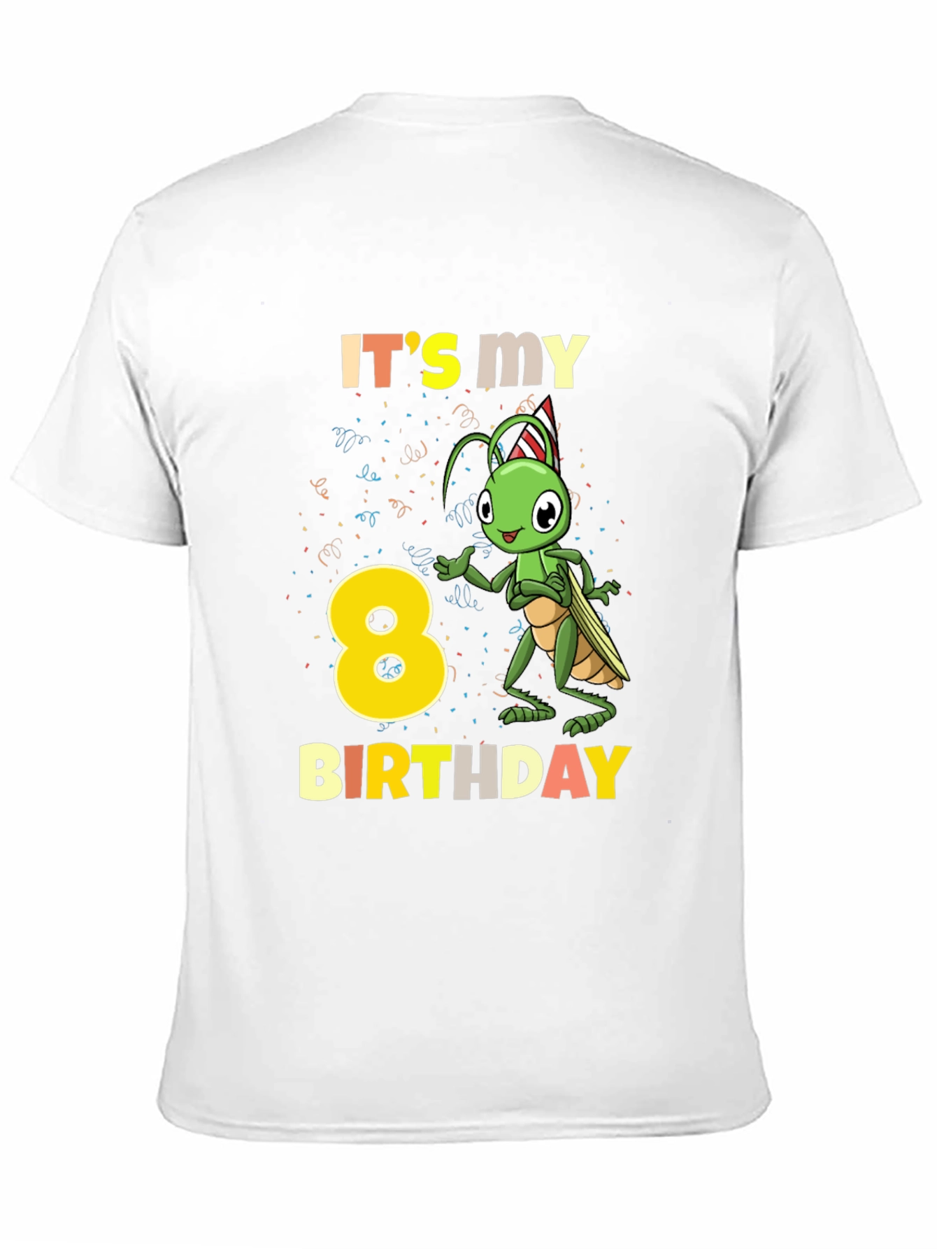 Its My 8th Birthday Grasshopper T-Shirt