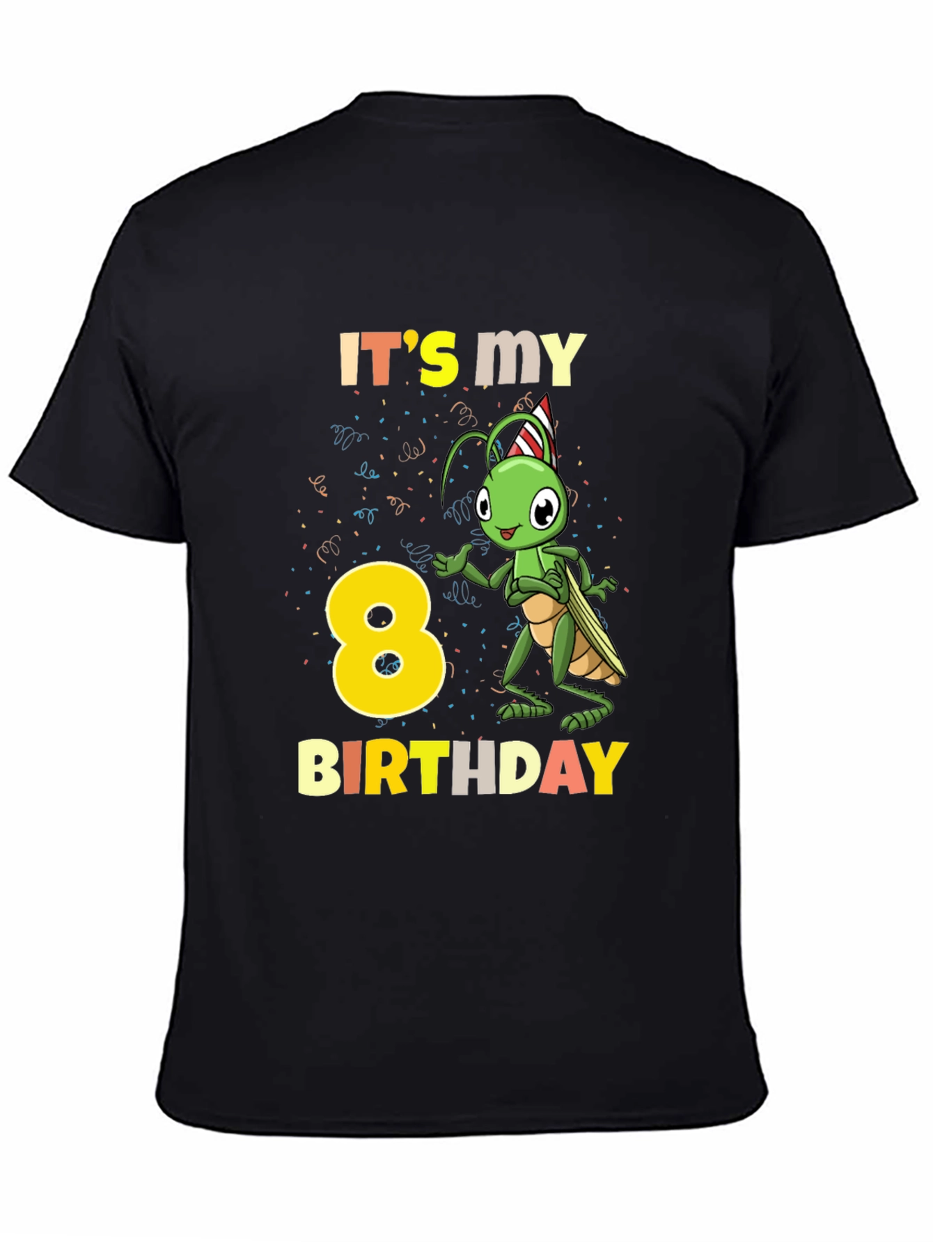 Its My 8th Birthday Grasshopper T-Shirt