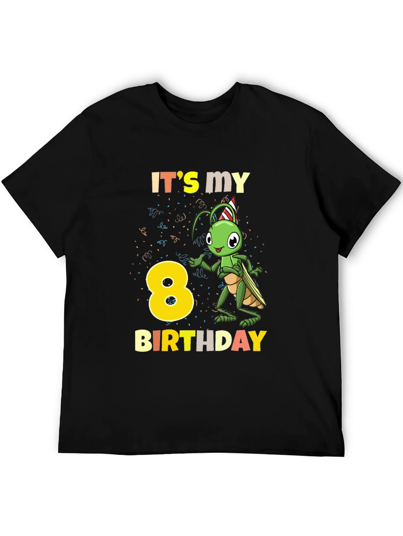 Its My 8th Birthday Grasshopper T-Shirt
